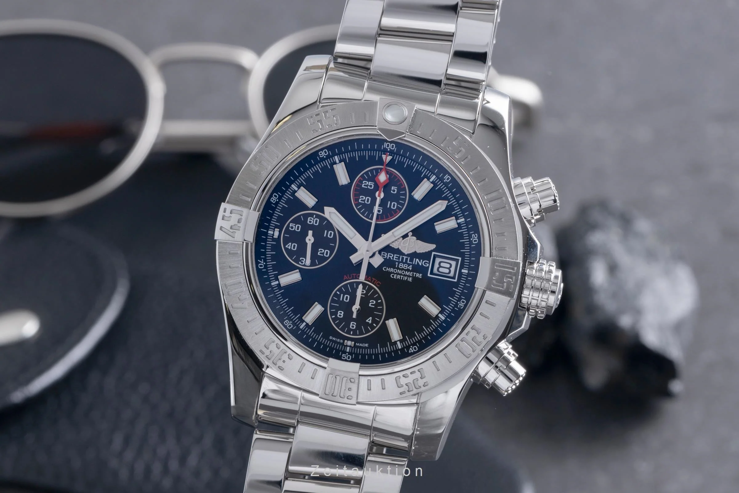 Breitling Avenger II chronograph steel automatic men's watch A13381  [2506936] - Image 2
