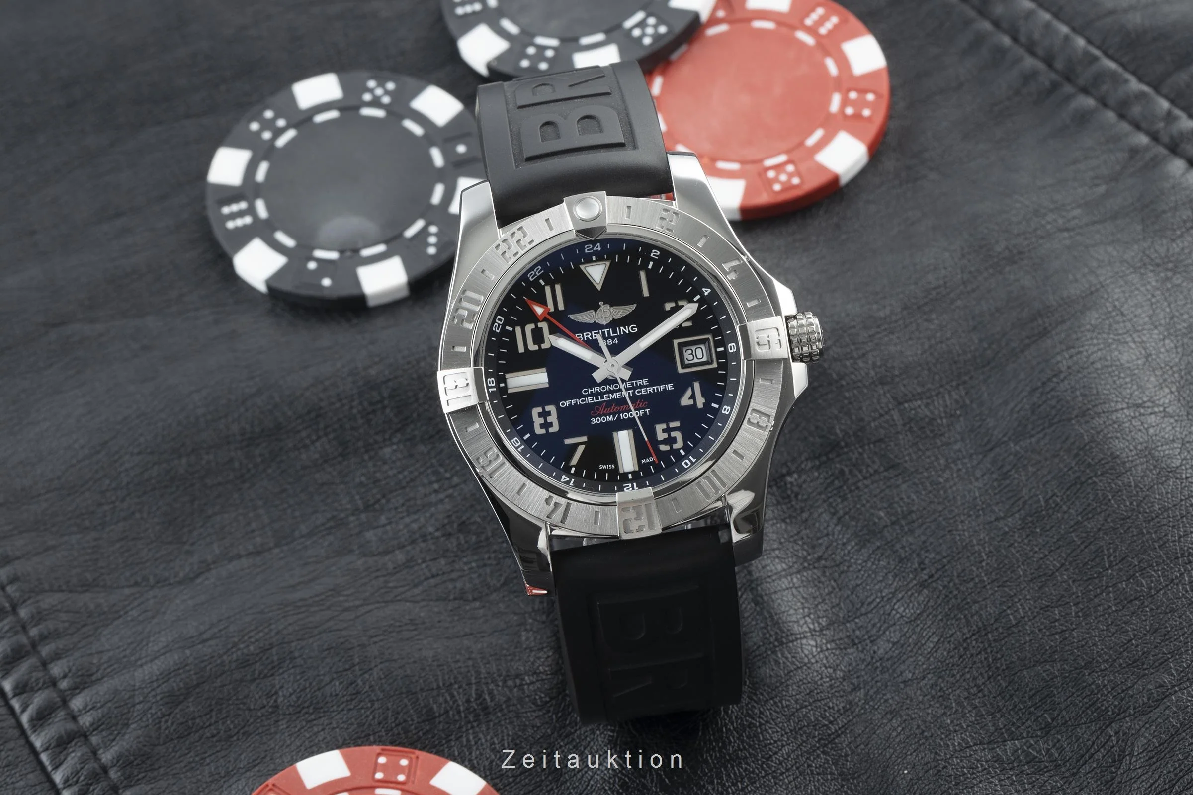 Breitling Avenger II GMT steel automatic men's watch A32390 LP: 3950EUR  [2200290] - Image 3