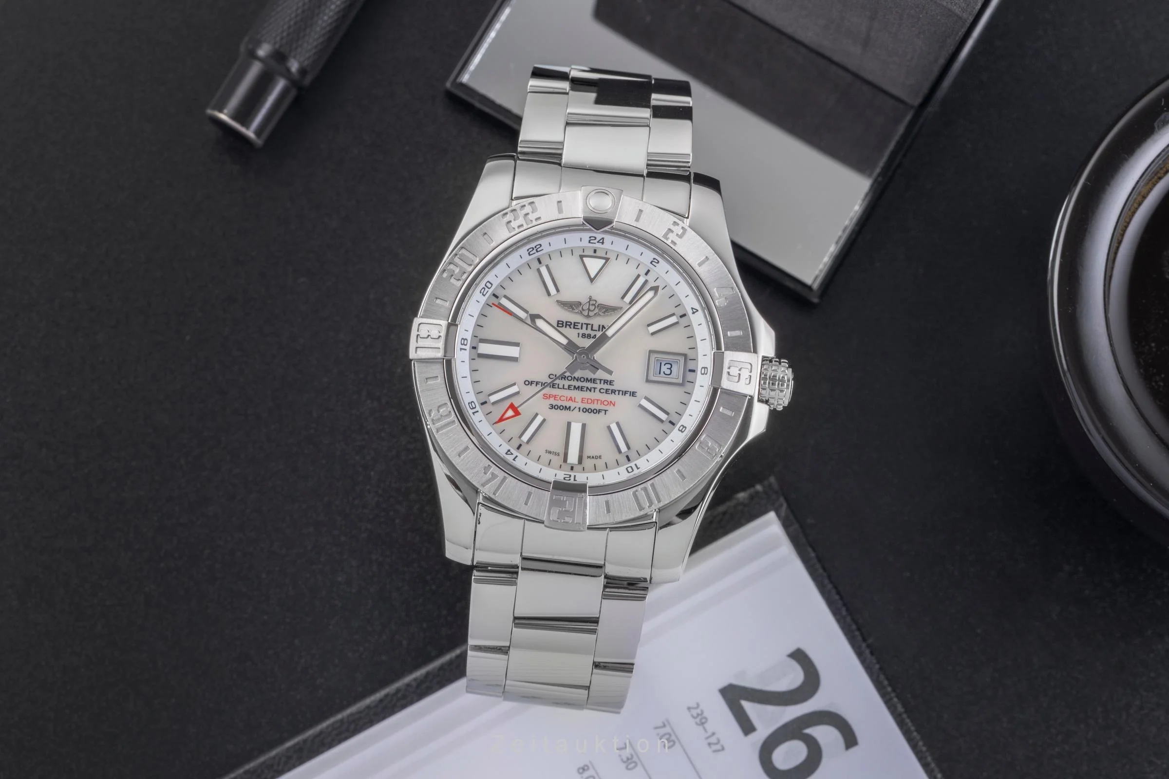 Breitling Avenger II GMT steel automatic men's watch A32390  [2504415] - Image 4