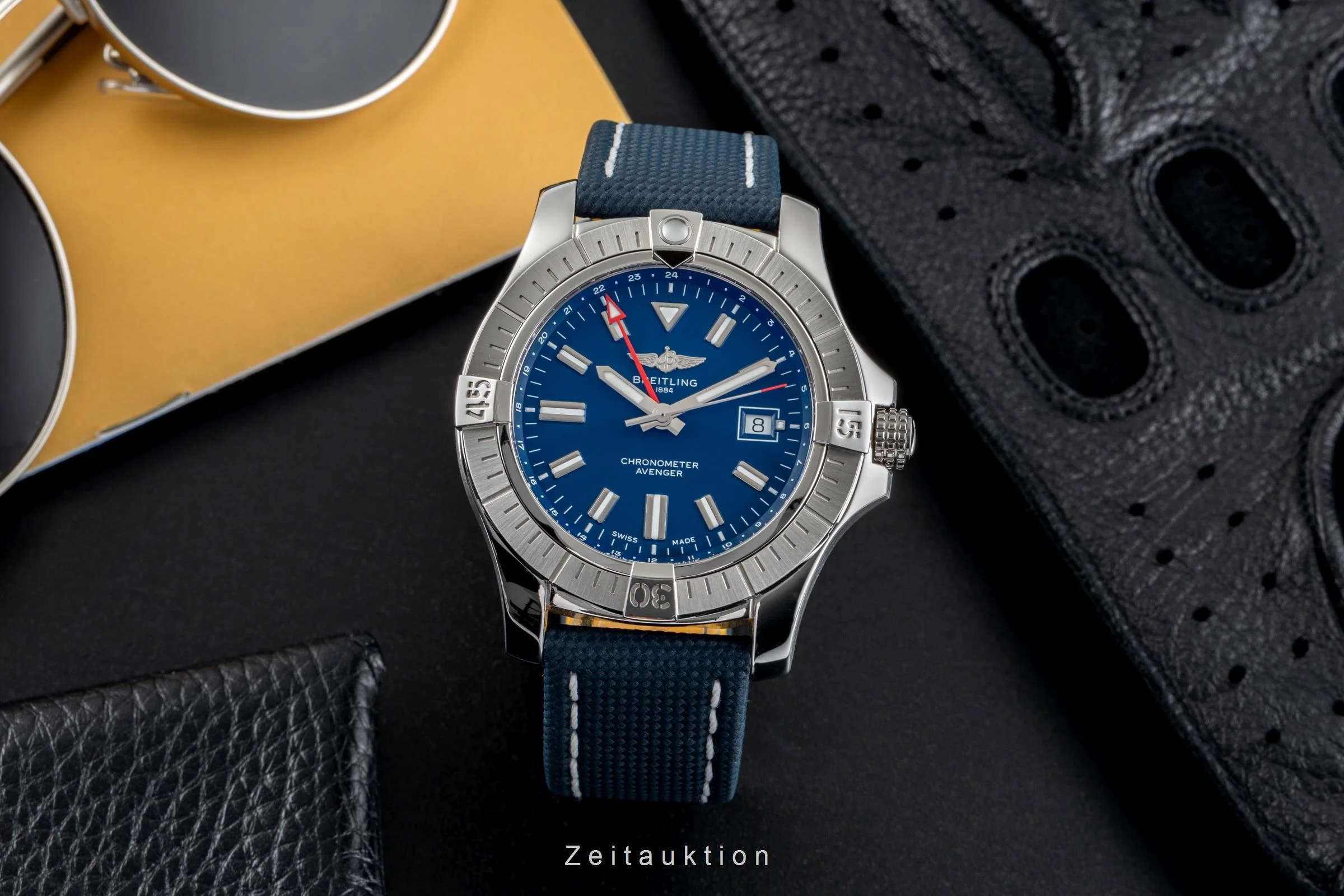 Breitling Avenger II GMT steel automatic men's watch A32395 LP: 5450EUR  [2502961] - Image 4