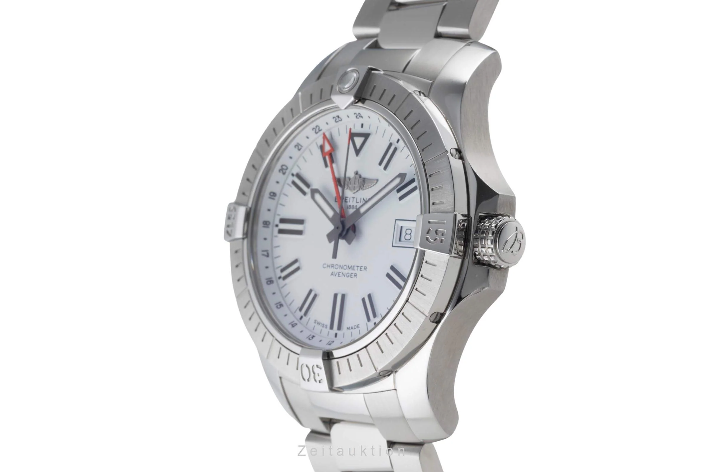 Breitling Avenger II GMT steel automatic men's watch A32397101A1A1 LP: 4900EUR  [2501409] - Image 7