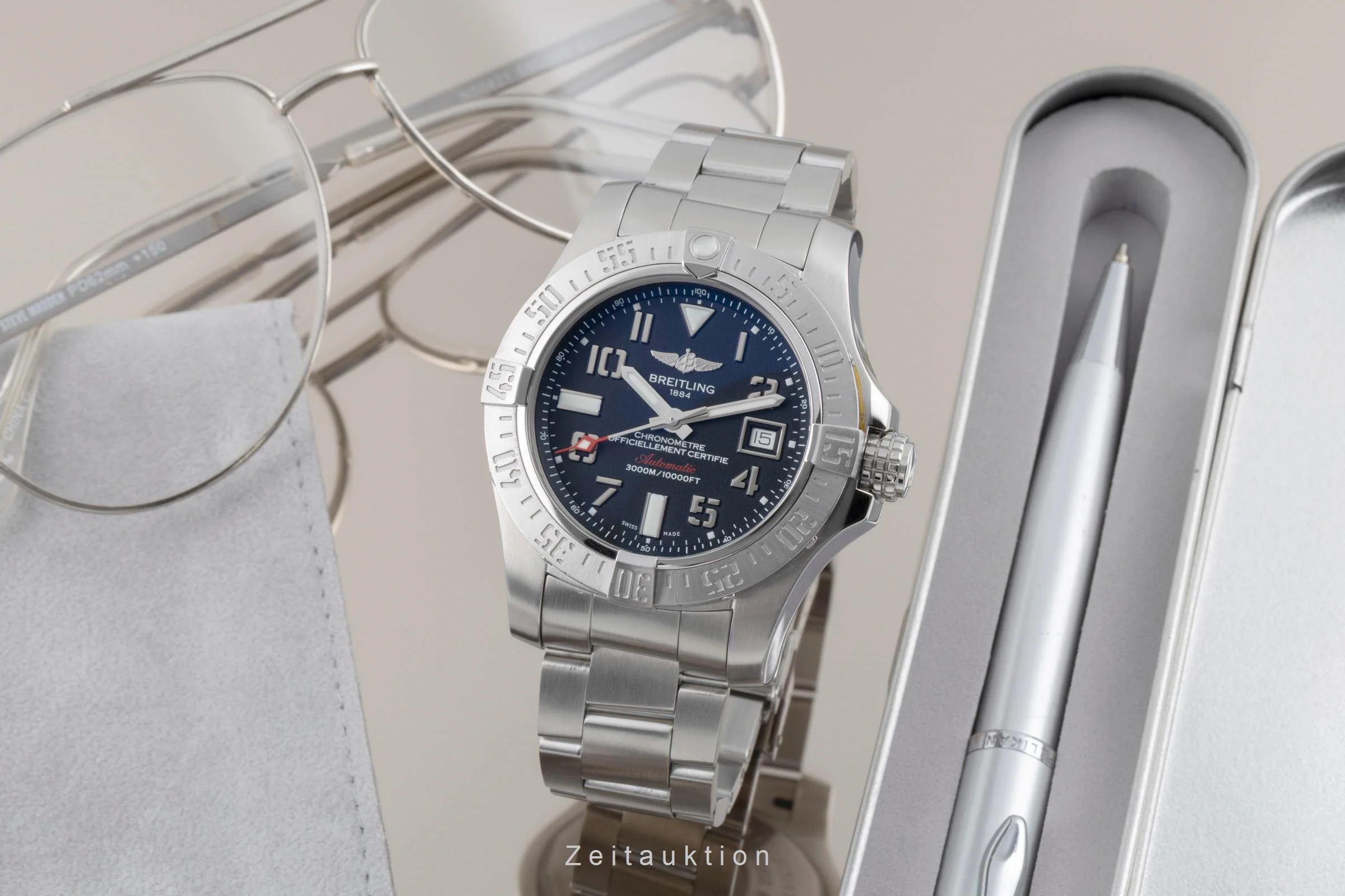 Breitling Avenger II Seawolf steel automatic men's watch A1733110/BC31  [2601124] - Image 4