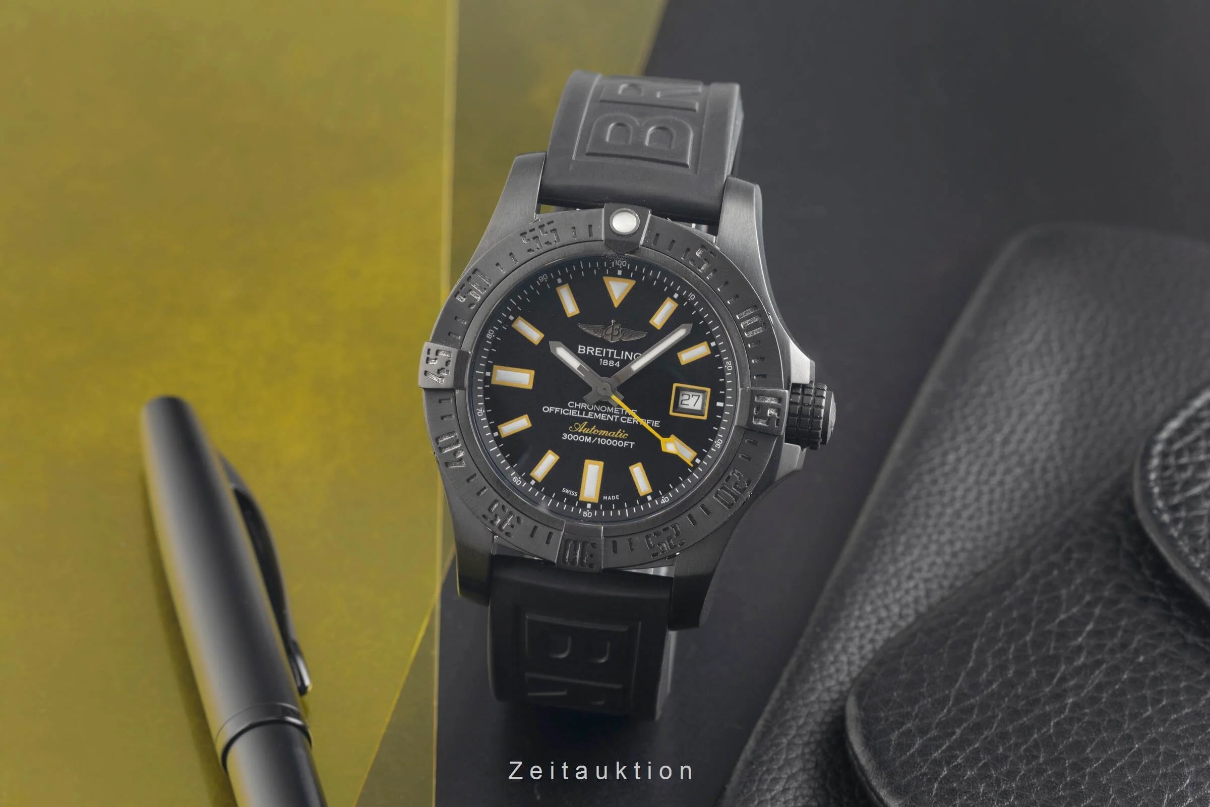 Breitling Avenger II Seawolf steel automatic men's watch M17331 Limited  [2501592] - Image 4