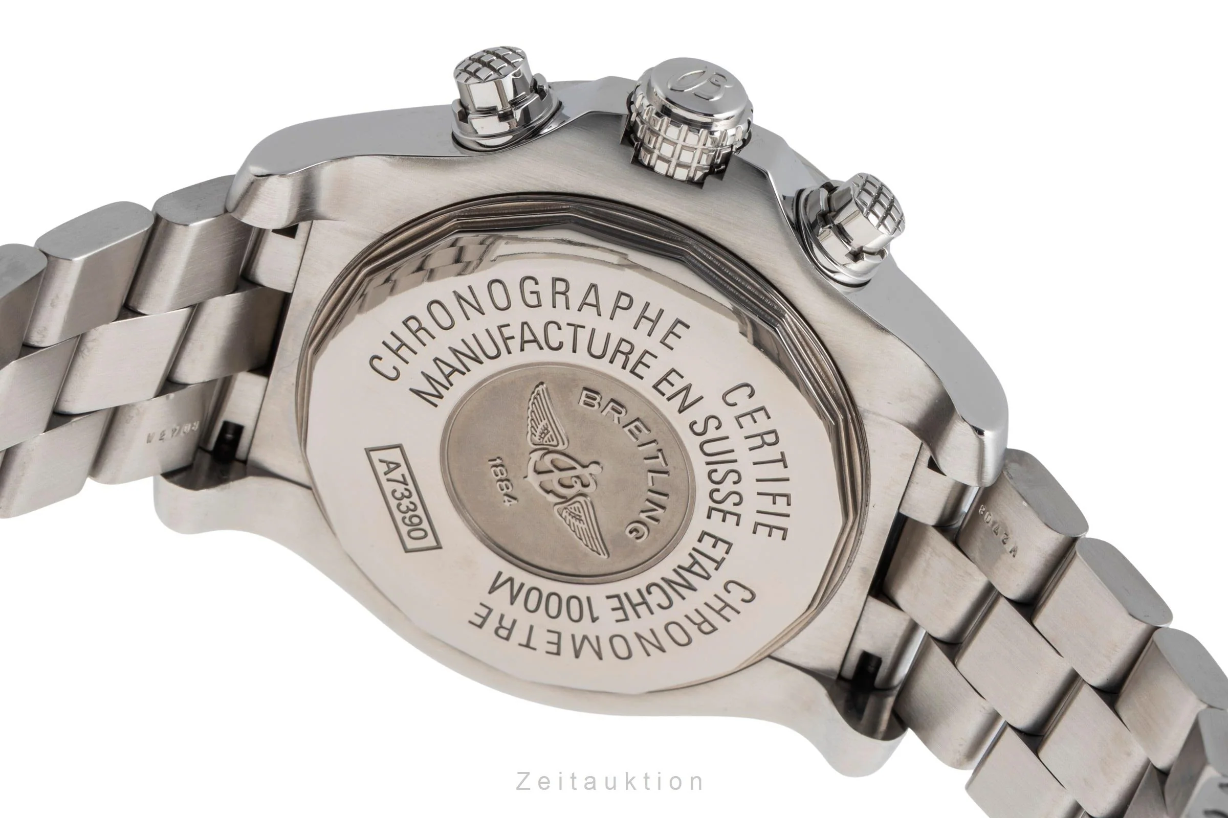 Breitling Avenger Seawolf chronograph steel quartz men's watch A73390-208  [2502389] - Image 12