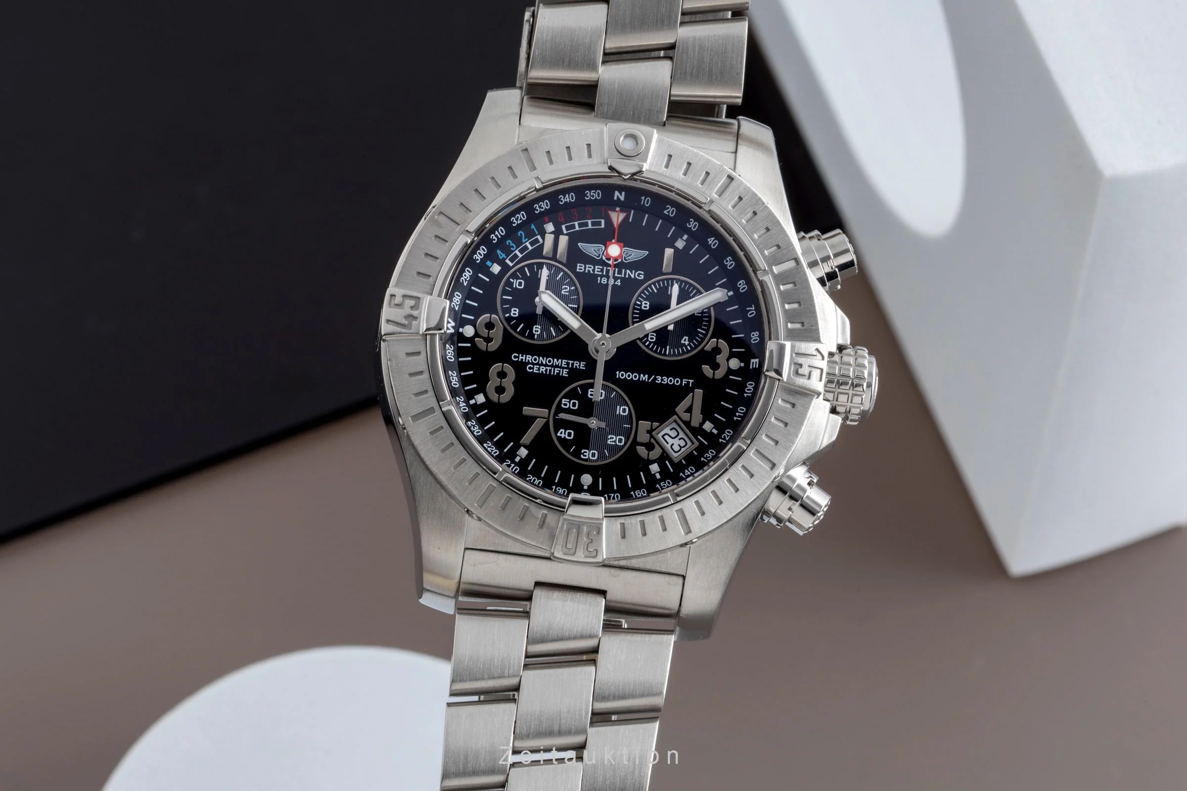 Breitling Avenger Seawolf chronograph steel quartz men's watch A73390-208  [2502389] - Image 2