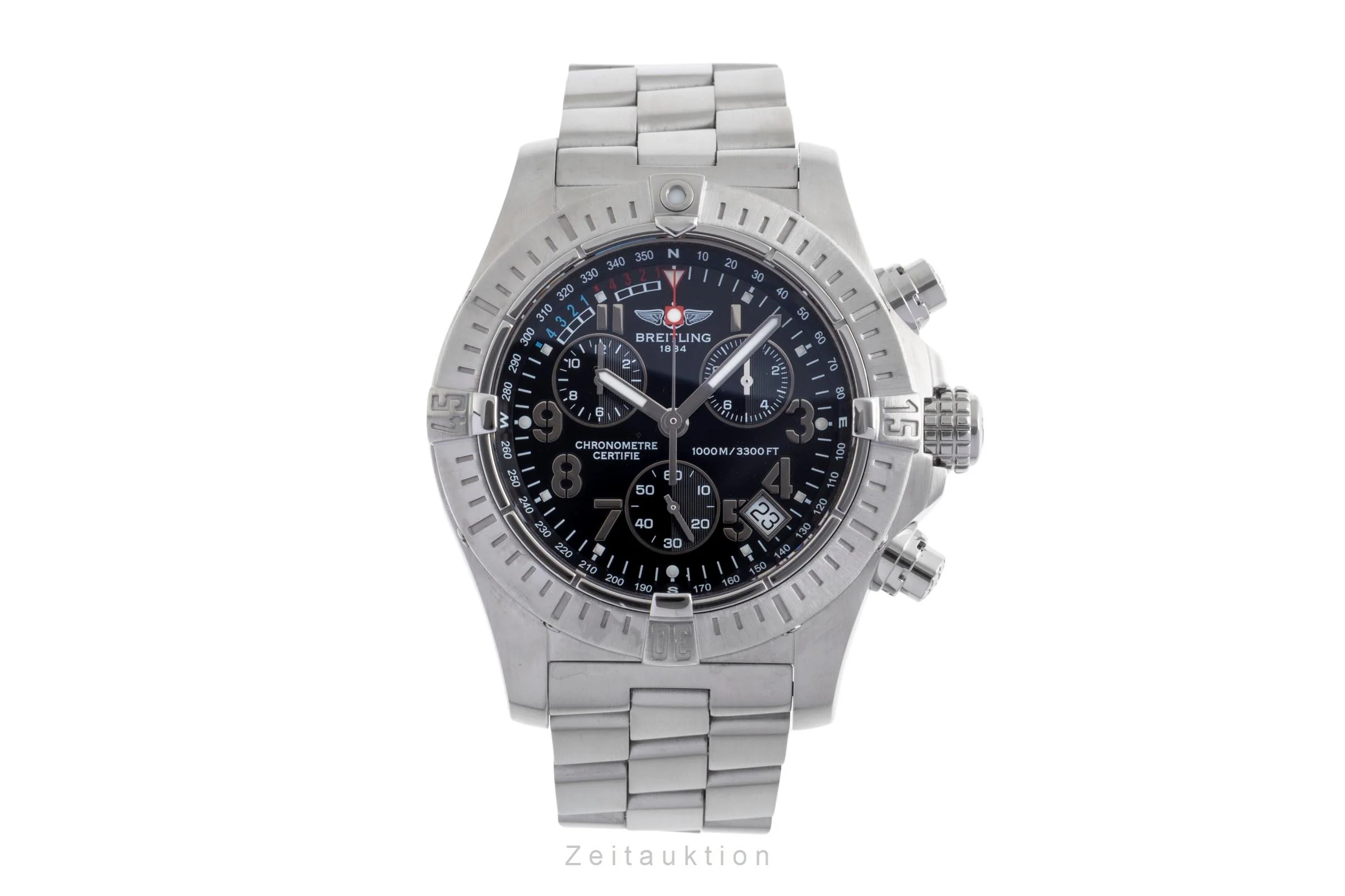 Breitling Avenger Seawolf chronograph steel quartz men's watch A73390-208  [2502389] - Image 5