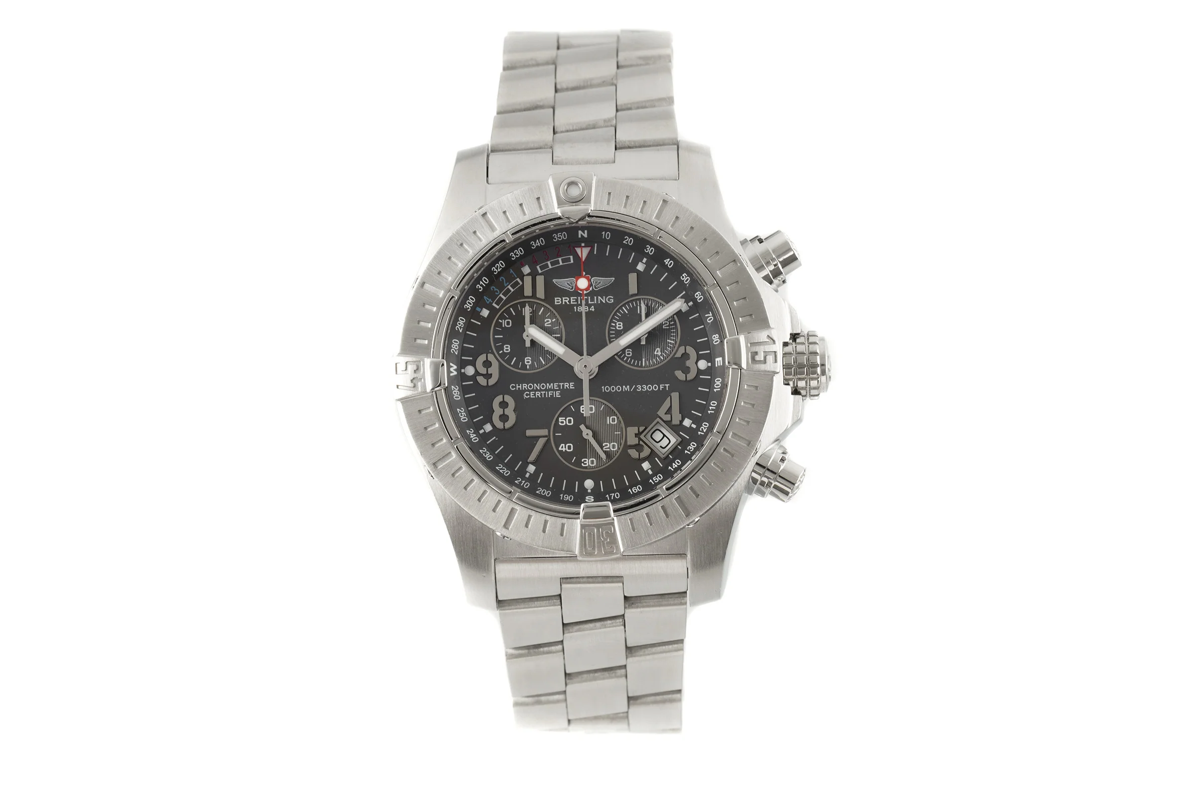 Breitling Avenger Seawolf chronograph steel quartz men's watch A73390  [2103635] - Image 4