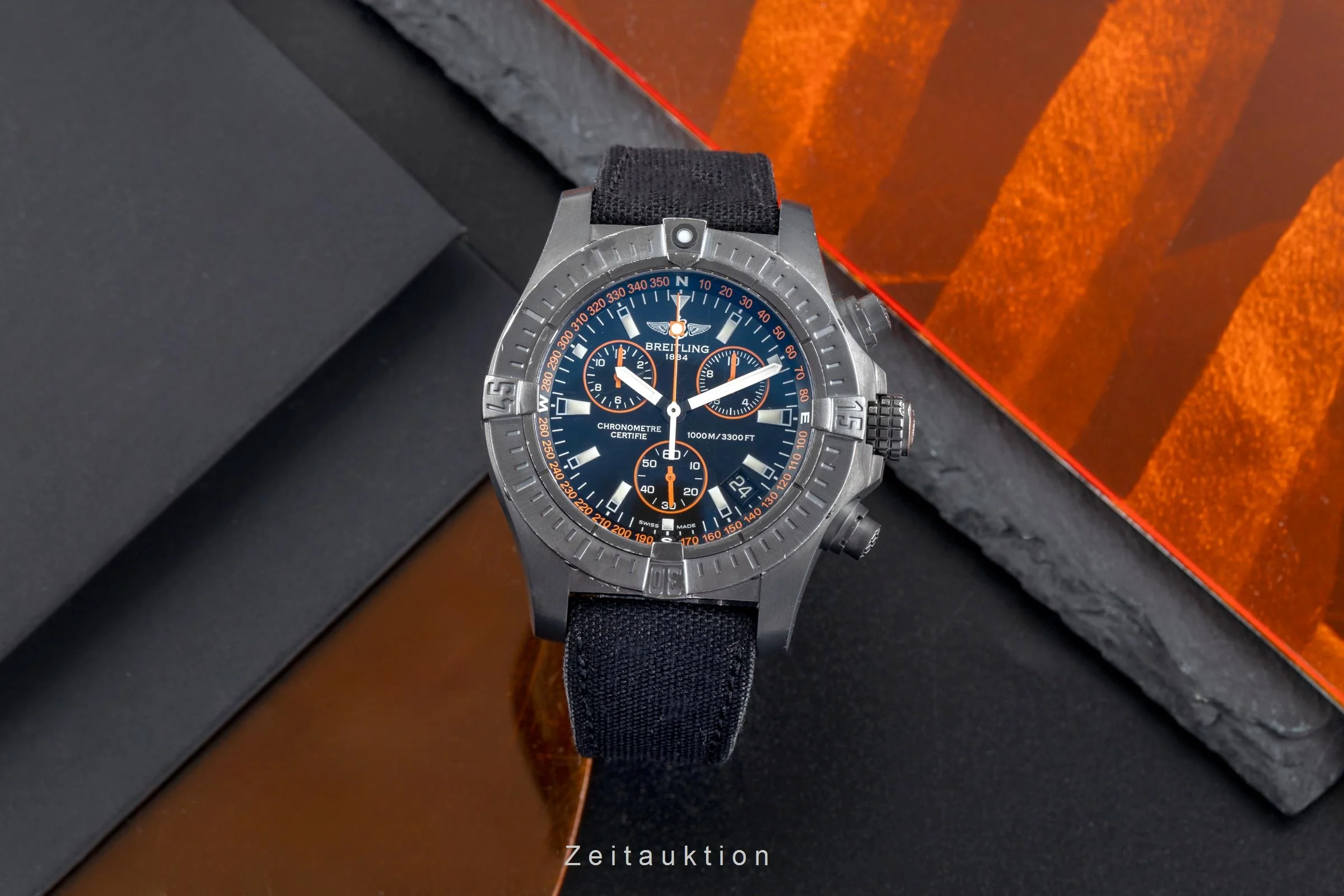 Breitling Avenger Seawolf chronograph steel quartz men's watch M73390 Limited  [2502728] - Image 4