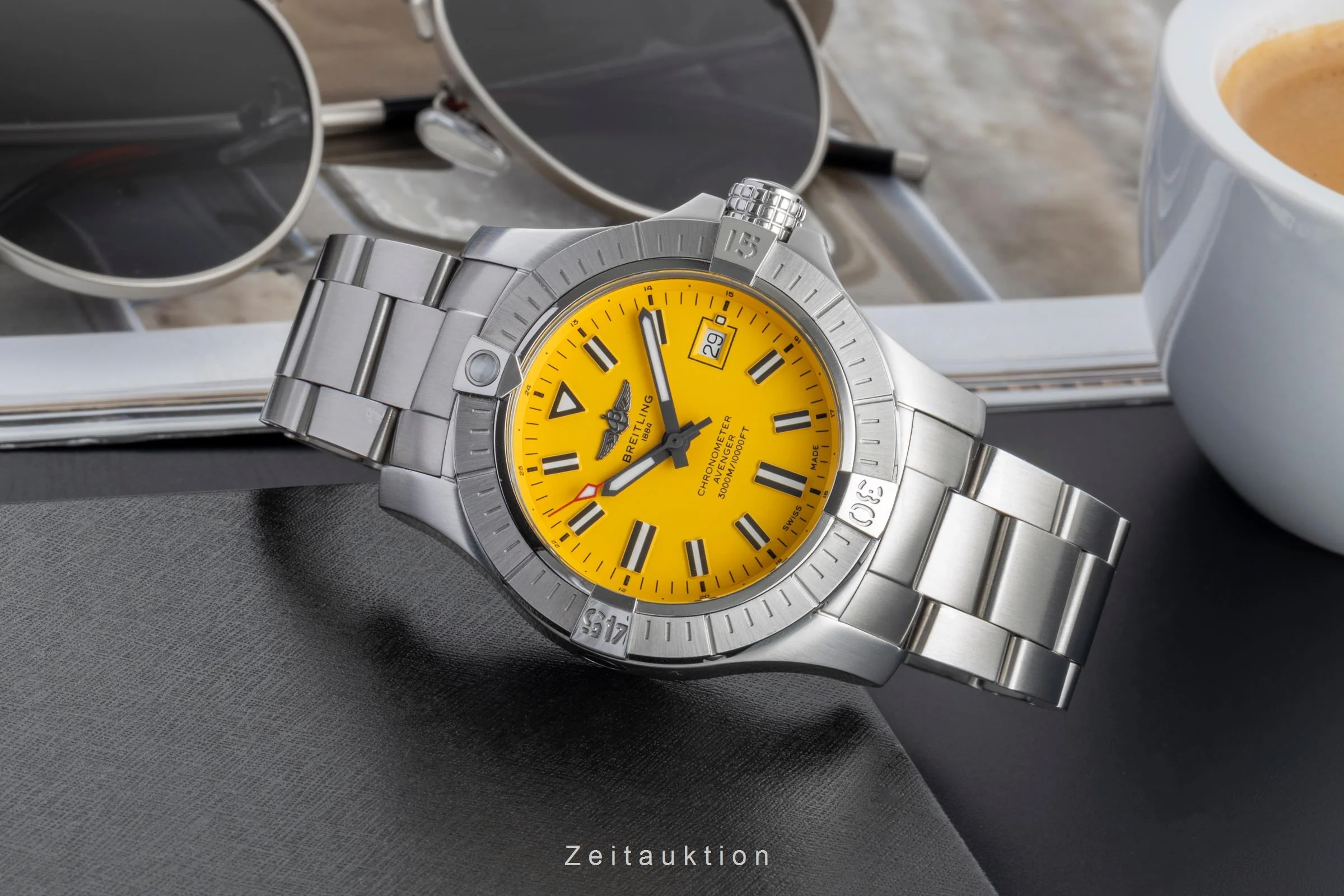 Breitling Avenger Seawolf steel automatic men's watch A17319101I1A1  [2506229] - Image 3