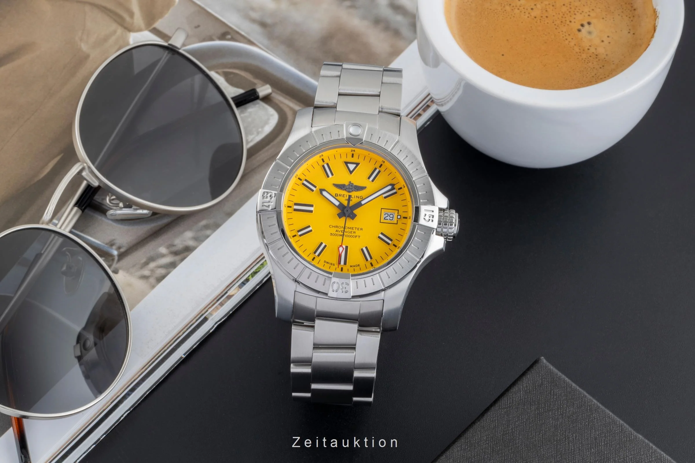 Breitling Avenger Seawolf steel automatic men's watch A17319101I1A1  [2506229] - Image 4