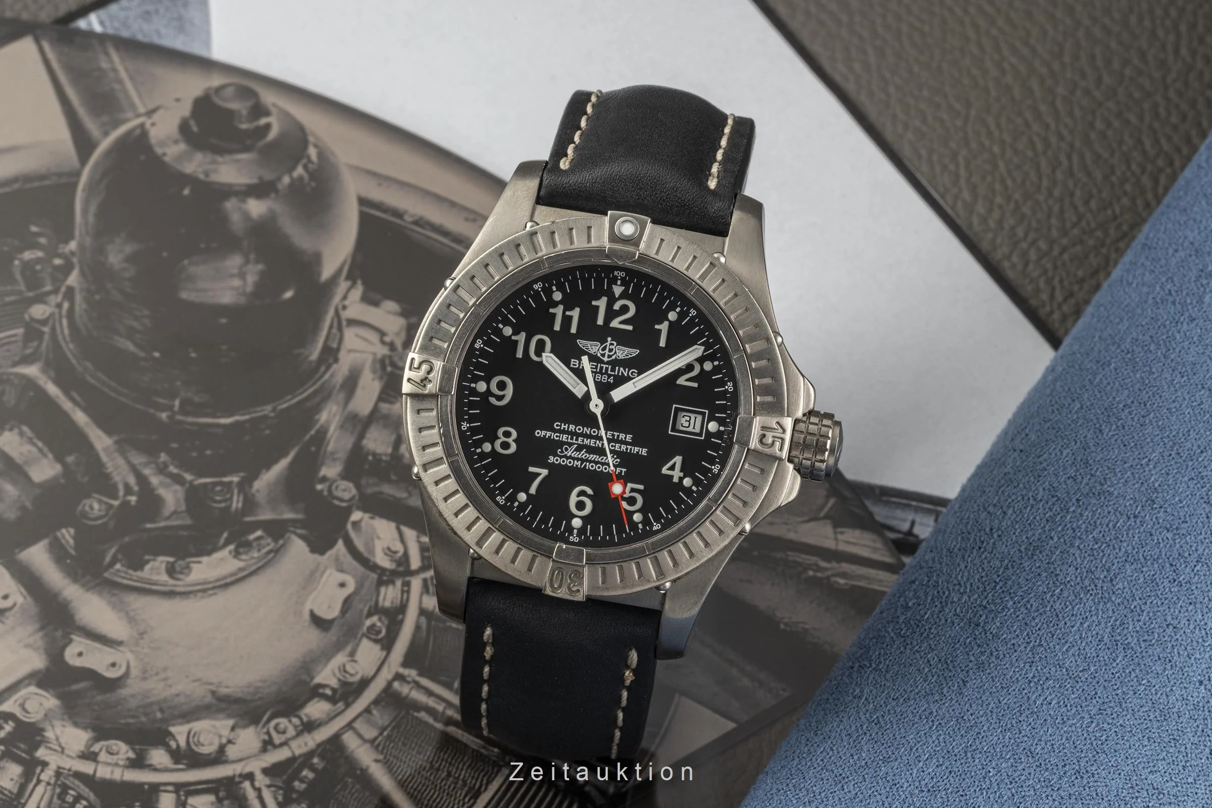Breitling Avenger Seawolf titanium automatic men's watch E17370 LP: 4950EUR  [2303459] - Image 3