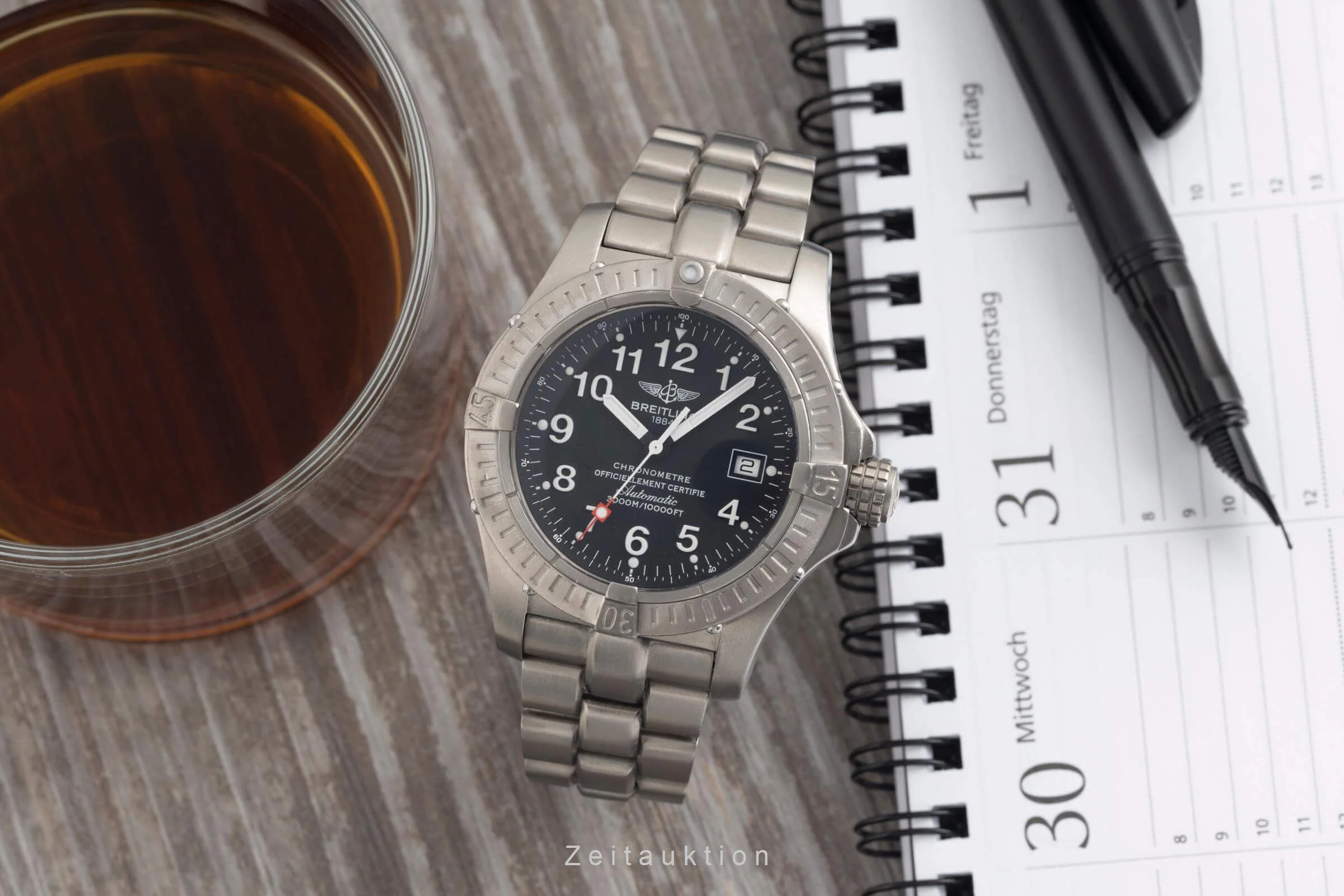 Breitling Avenger Seawolf titanium automatic men's watch E17370  [2501478] - Image 4