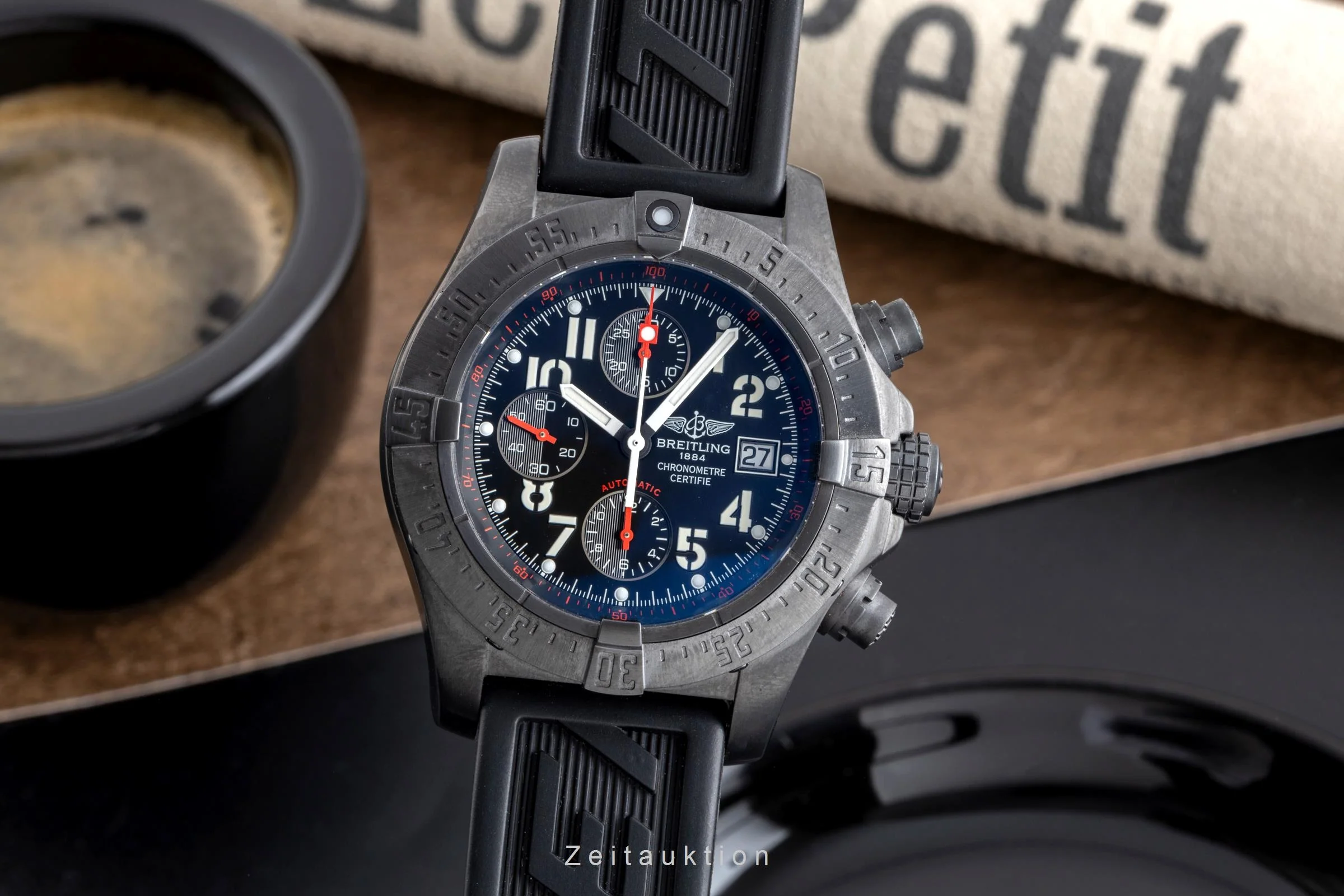 Breitling Avenger Skyland chronograph steel automatic men's watch M13380 LP: 8950EUR Limited  [2502616] - Image 2