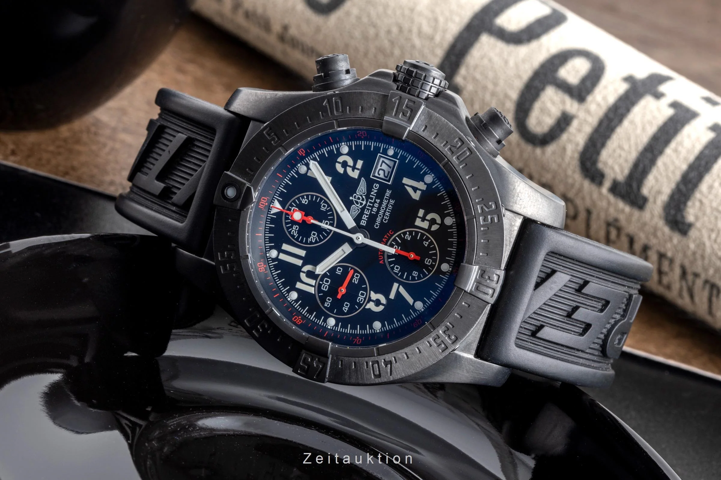 Breitling Avenger Skyland chronograph steel automatic men's watch M13380 LP: 8950EUR Limited  [2502616] - Image 3