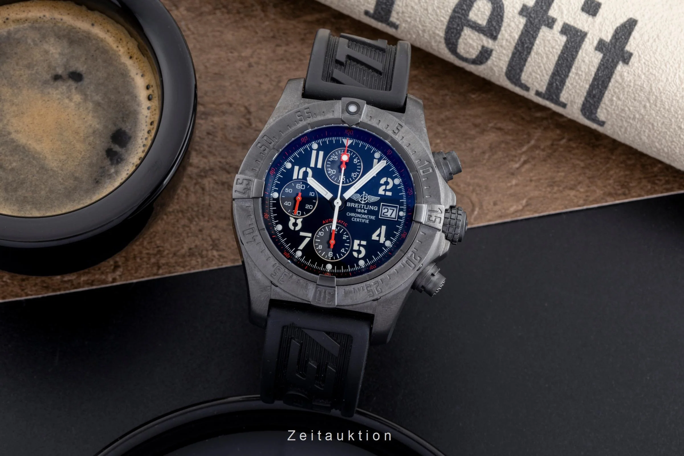 Breitling Avenger Skyland chronograph steel automatic men's watch M13380 LP: 8950EUR Limited  [2502616] - Image 4