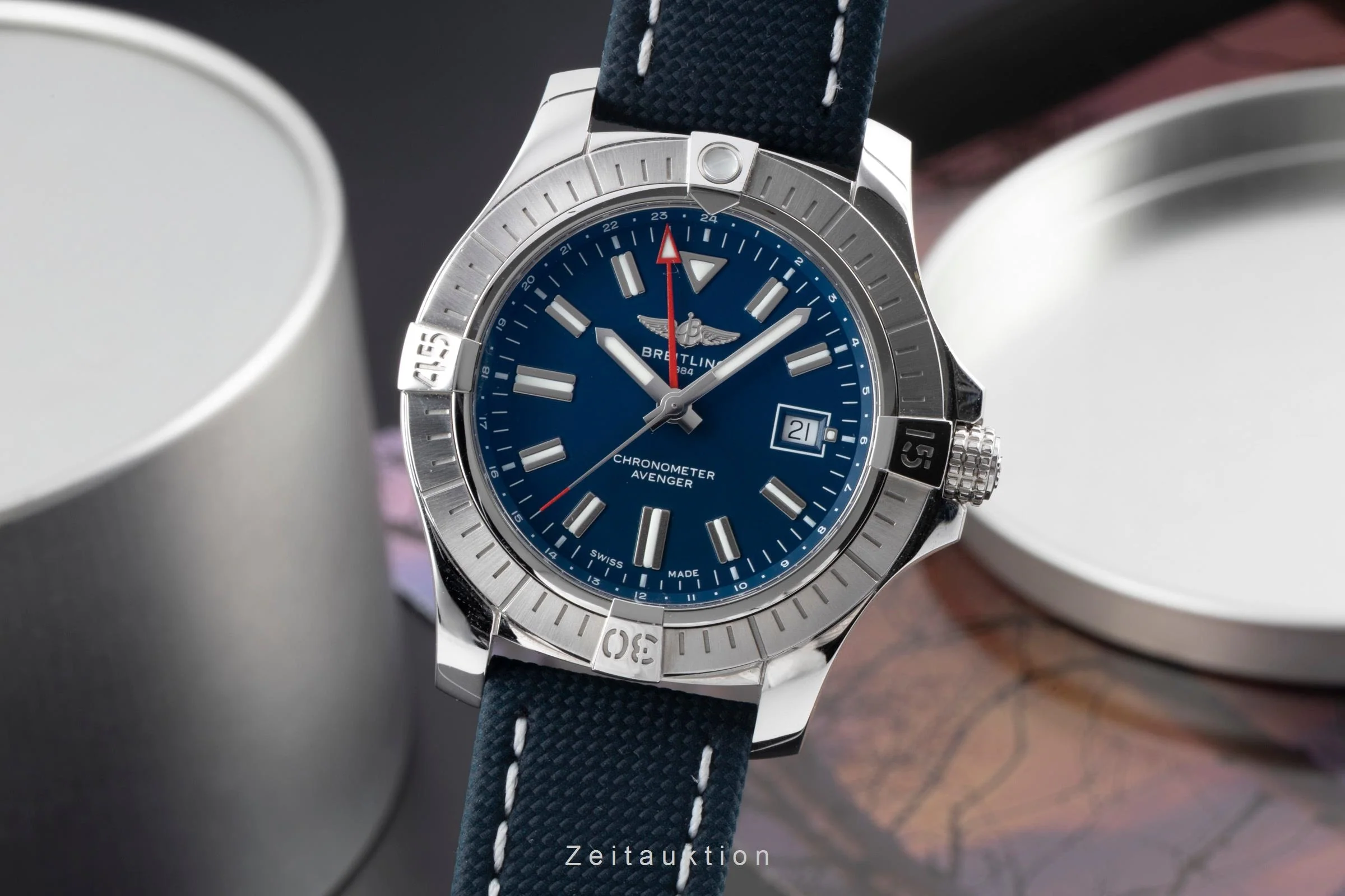 Breitling Avenger steel automatic men's watch A32395101C1X1 LP: 5550EUR  [2601146] - Image 2
