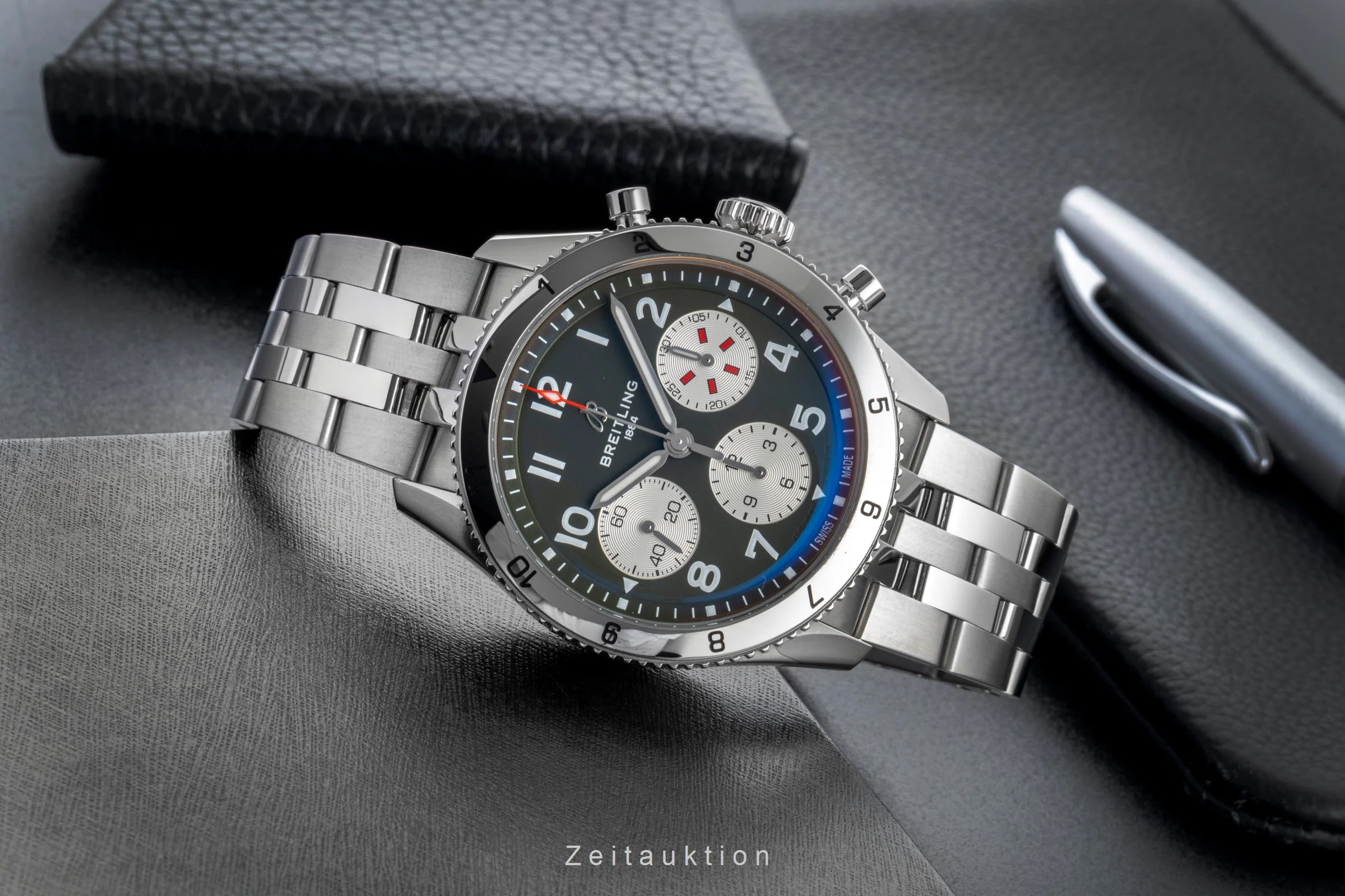 Breitling Avi chronograph steel automatic men's watch A233802A1L1A1 LP: 6200EUR  [2600840] - Image 3