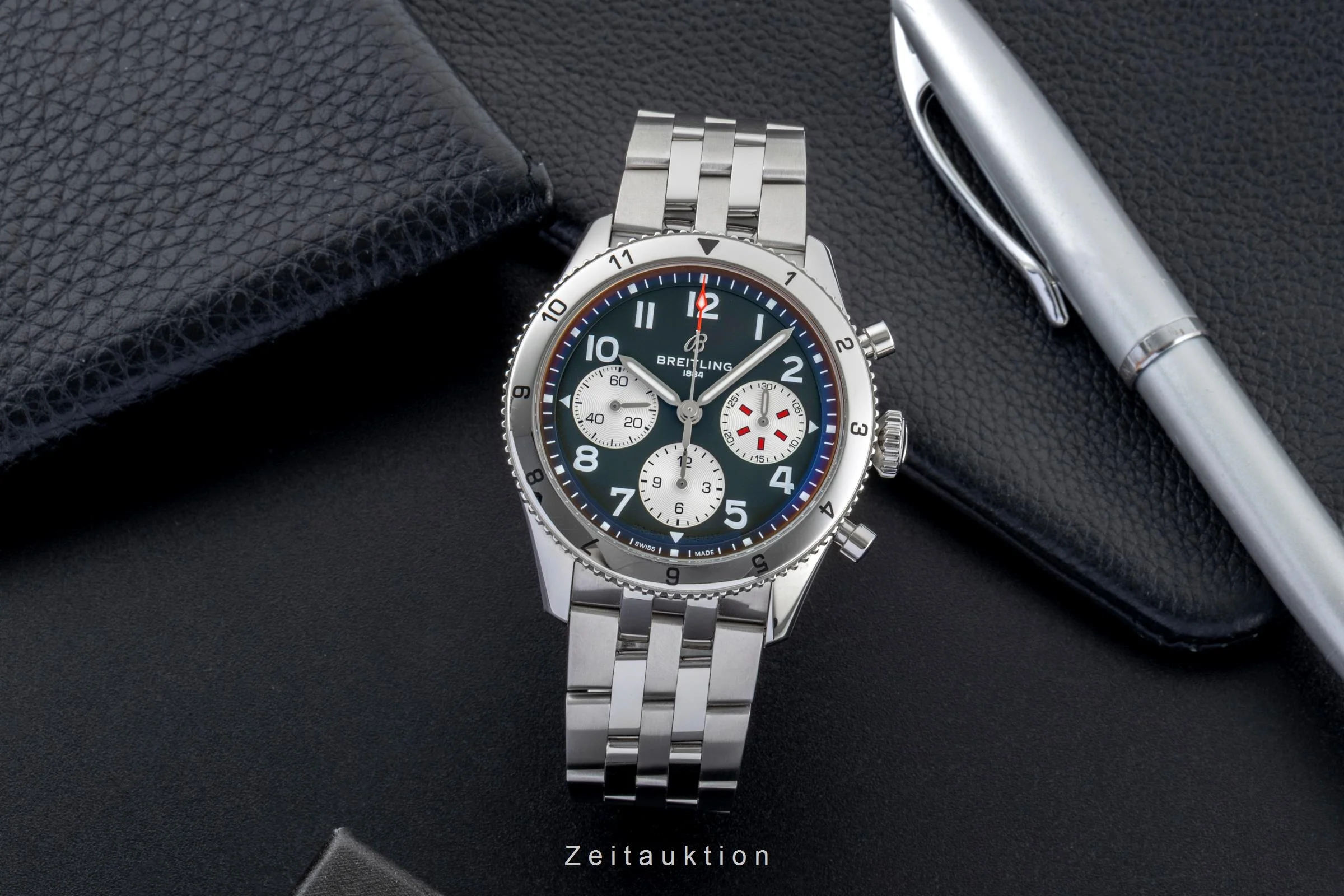 Breitling Avi chronograph steel automatic men's watch A233802A1L1A1 LP: 6200EUR  [2600840] - Image 4