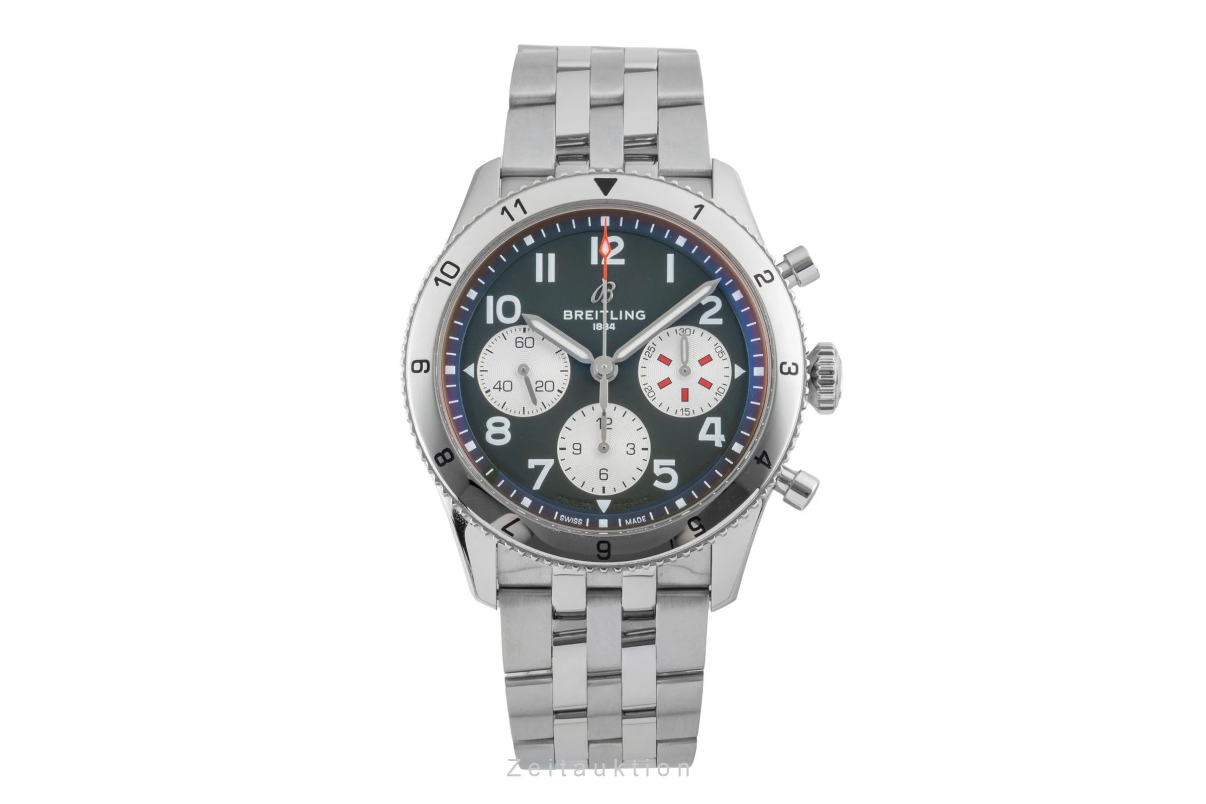 Breitling Avi chronograph steel automatic men's watch A233802A1L1A1 LP: 6200EUR  [2600840] - Image 5