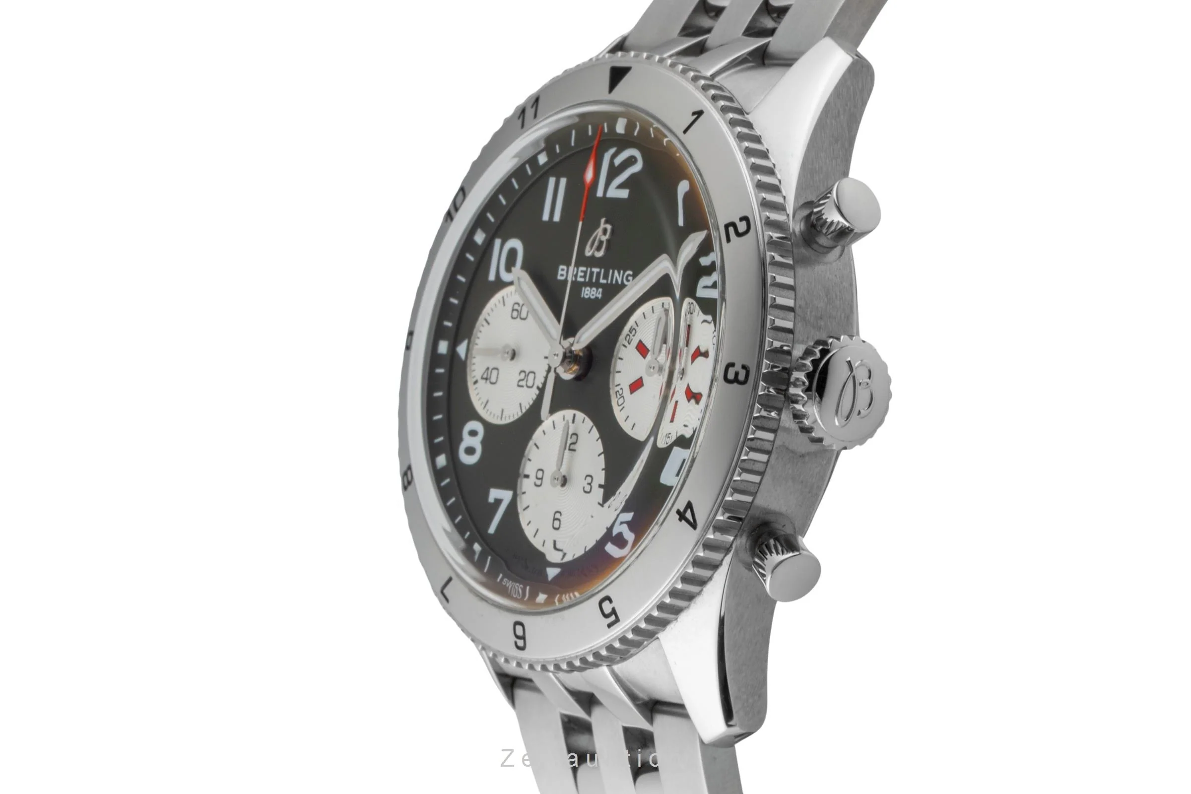 Breitling Avi chronograph steel automatic men's watch A233802A1L1A1 LP: 6200EUR  [2600840] - Image 7