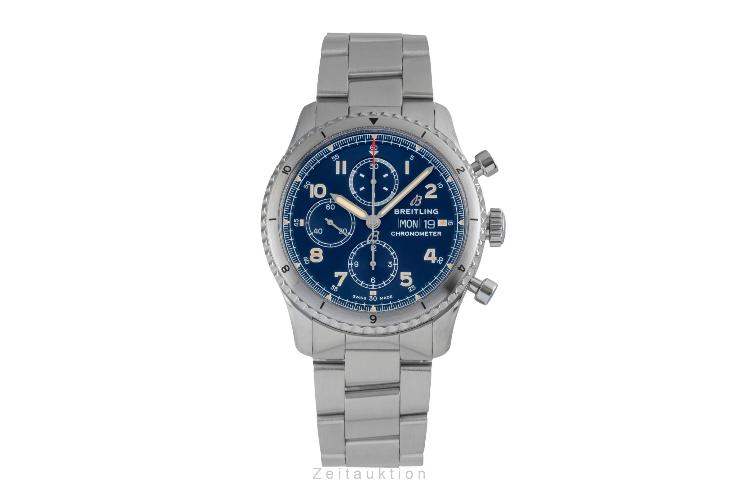 Breitling Aviator 8 chronograph steel automatic men's watch A13316  [2506578] - Image 5