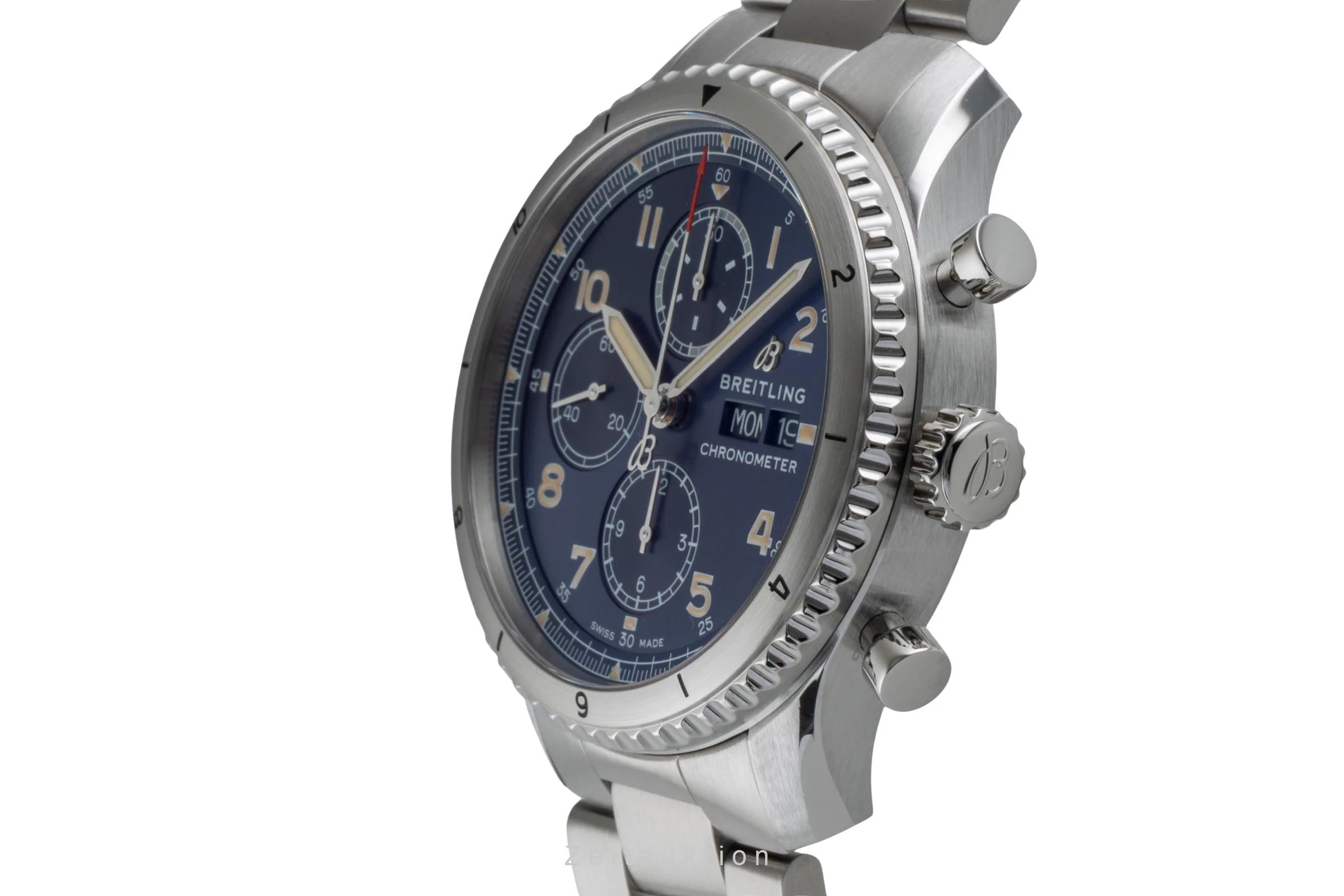 Breitling Aviator 8 chronograph steel automatic men's watch A13316  [2506578] - Image 7