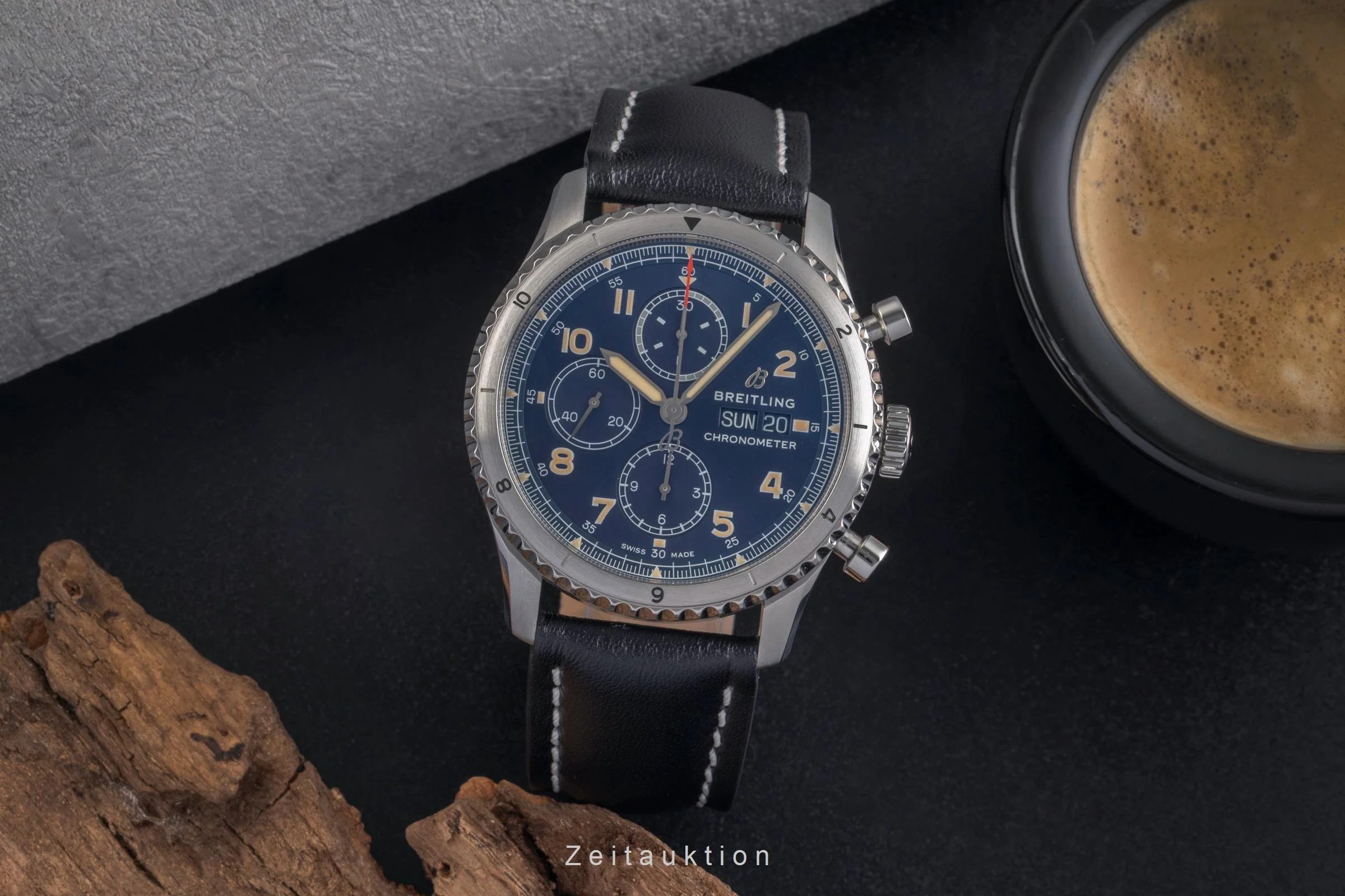 Breitling Aviator 8 chronograph steel automatic men's watch A13316101C1X1  [2503828] - Image 4