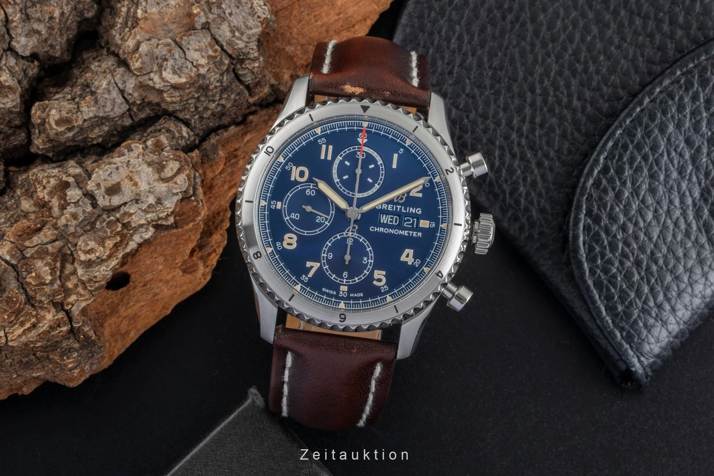 Breitling Aviator 8 chronograph steel automatic men's watch A13316101C1X2  [2506760] - Image 4