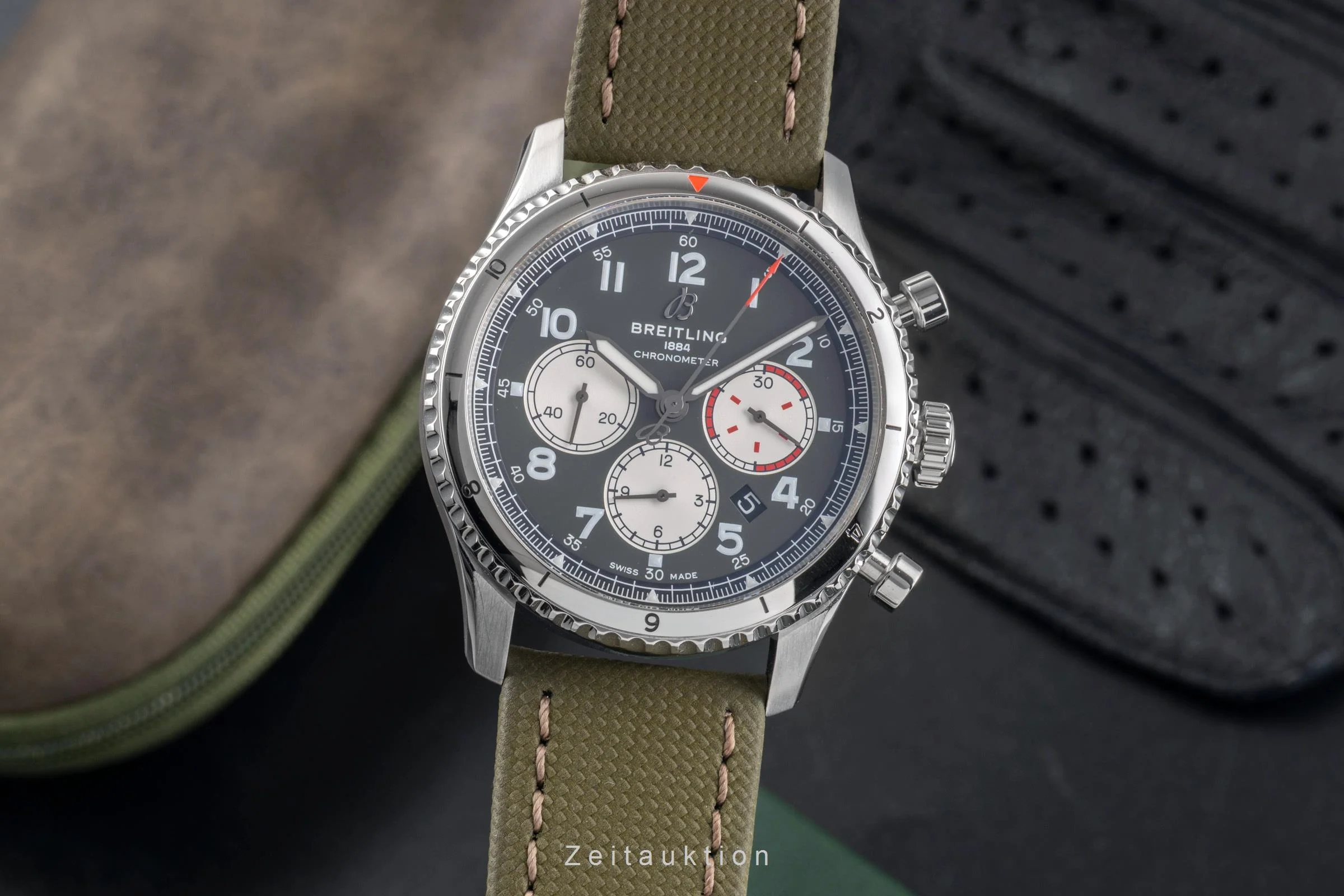 Breitling Aviator 8 chronograph steel automatic men's watch AB0119 LP: 10650EUR  [2503353] - Image 2