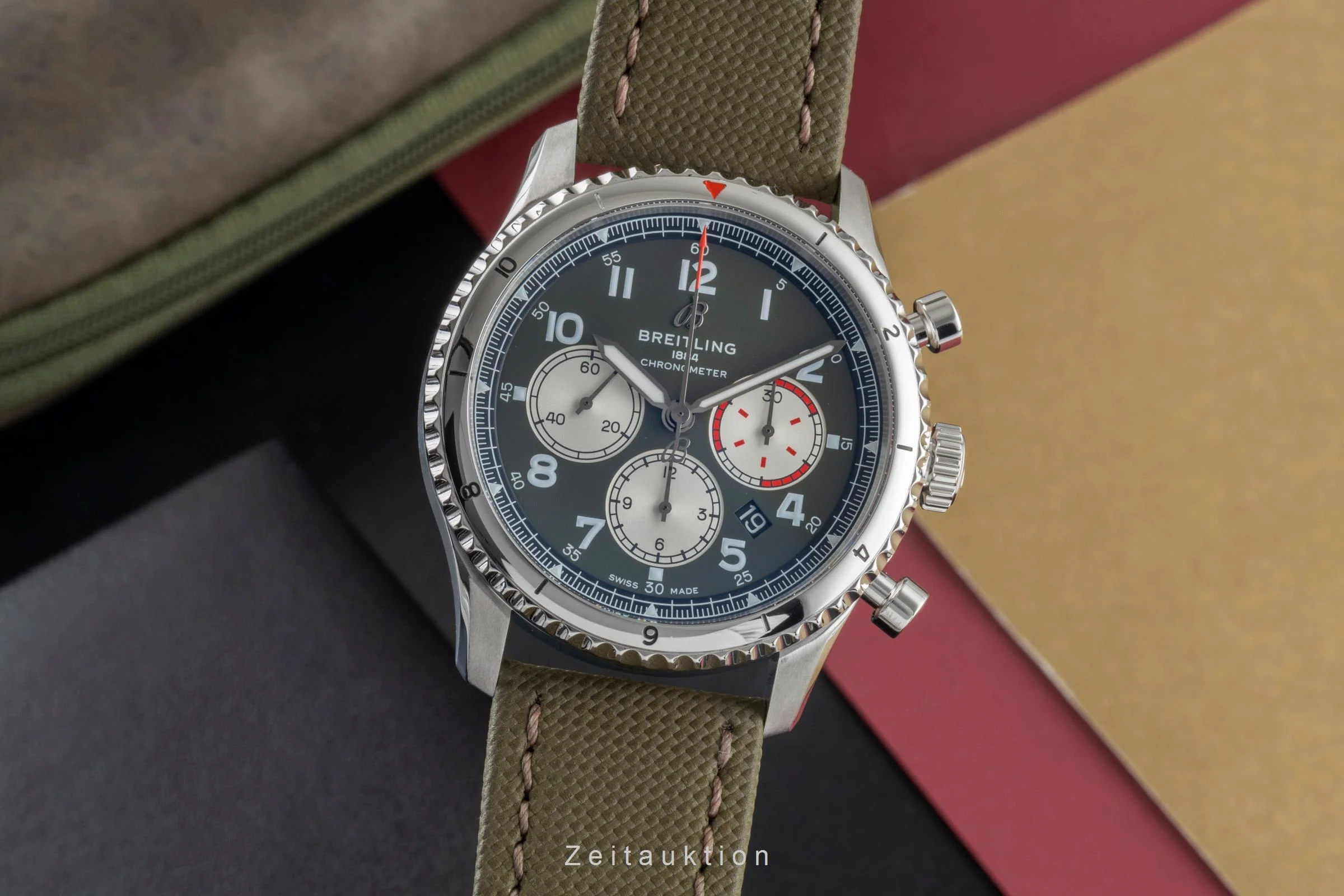 Breitling Aviator 8 chronograph steel automatic men's watch AB0119 LP: 10650EUR  [2505466] - Image 2