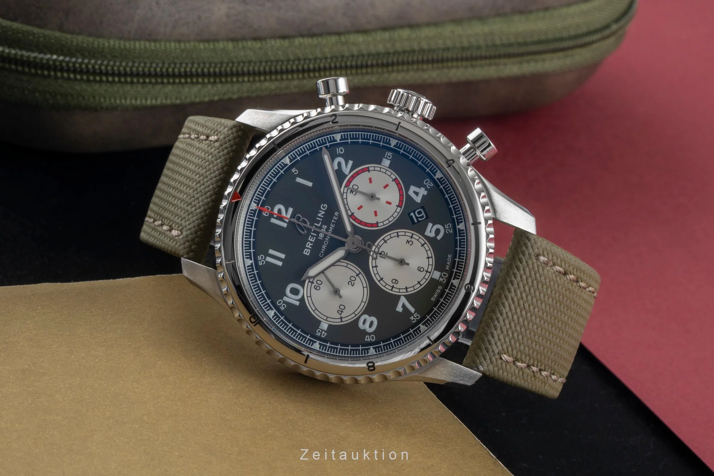 Breitling Aviator 8 chronograph steel automatic men's watch AB0119 LP: 10650EUR  [2505466] - Image 3