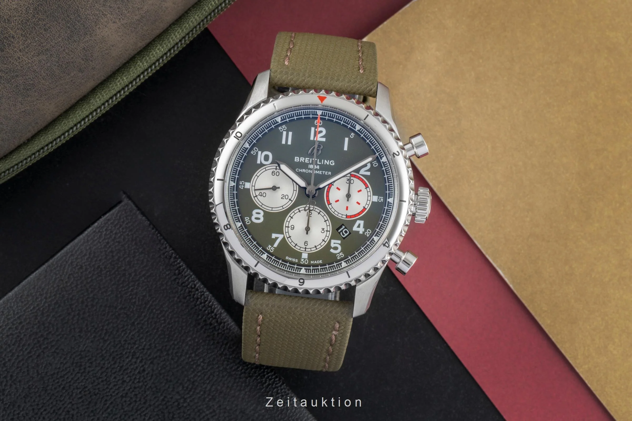 Breitling Aviator 8 chronograph steel automatic men's watch AB0119 LP: 10650EUR  [2505466] - Image 4