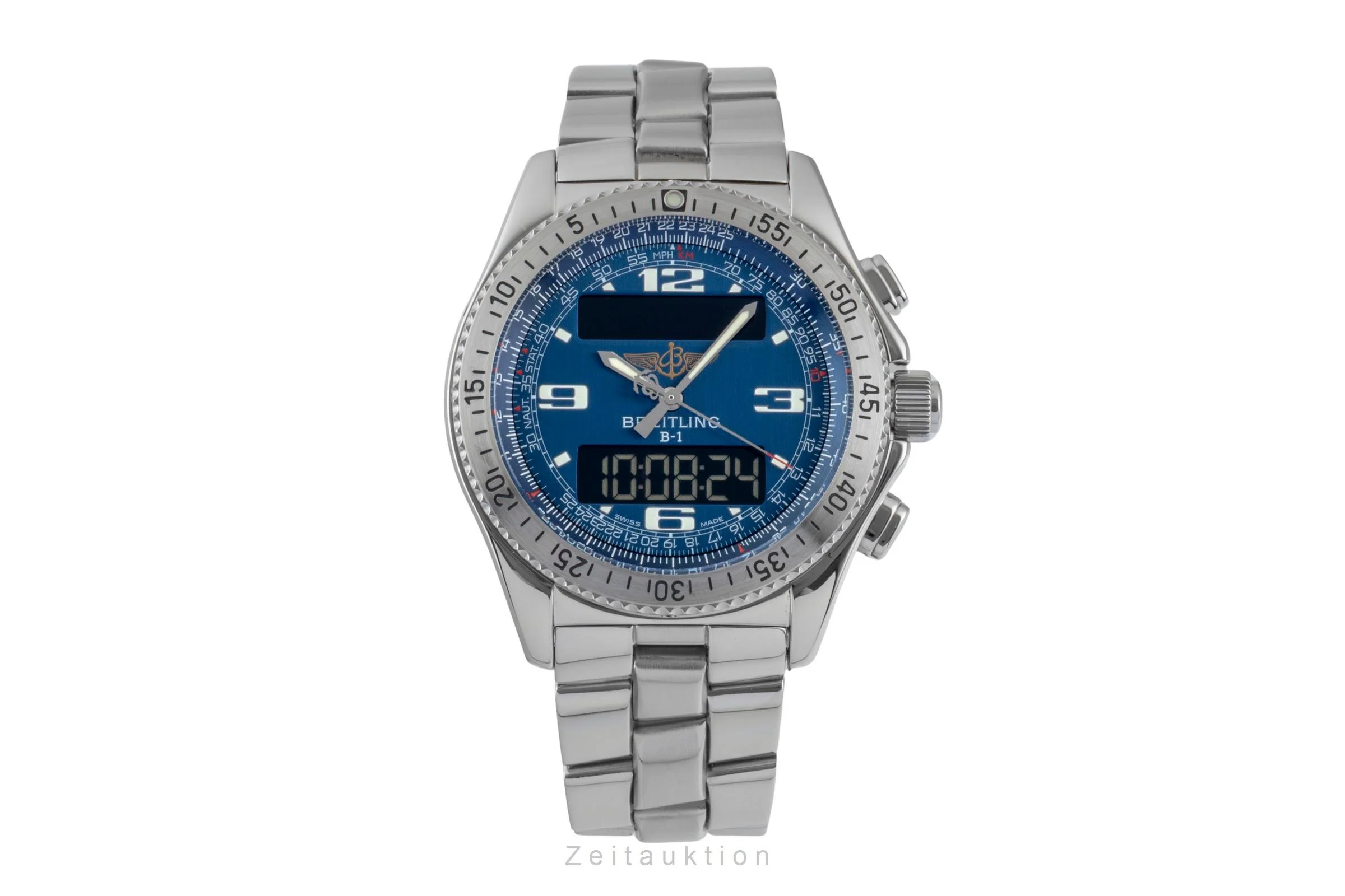 Breitling B1 chronograph steel quartz men's watch A6836215/C511  [2600885] - Image 5