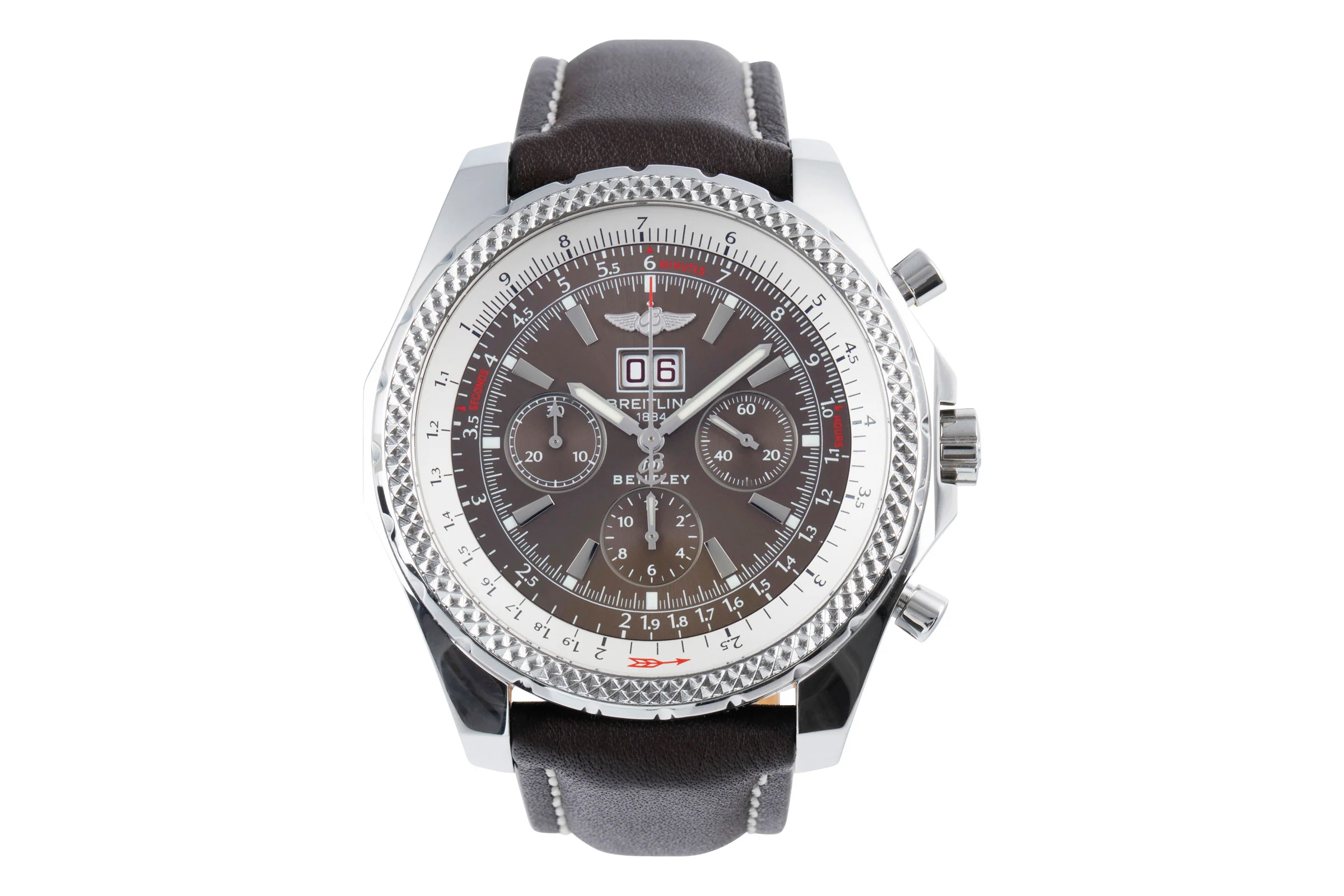Breitling Bentley 6.75 chronograph steel automatic men's watch A44362  [2104042] - Image 4