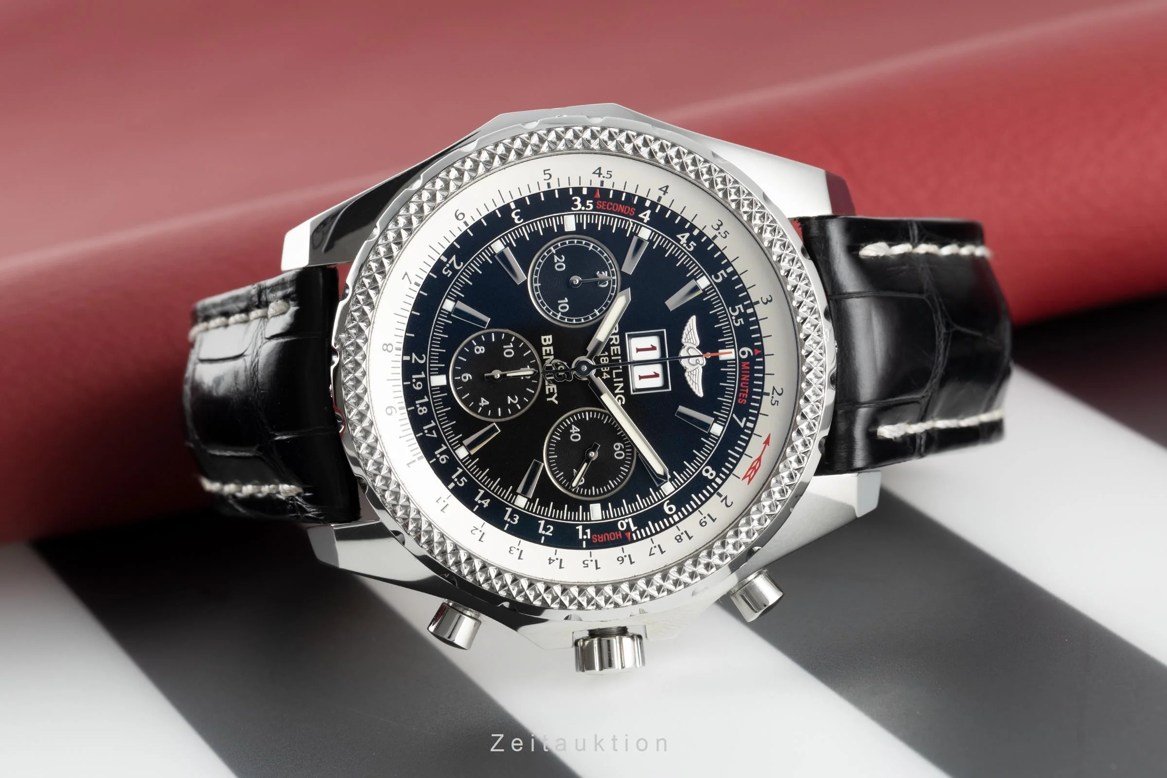 Breitling Bentley 6.75 chronograph steel automatic men's watch A44362  [2108049] - Image 2