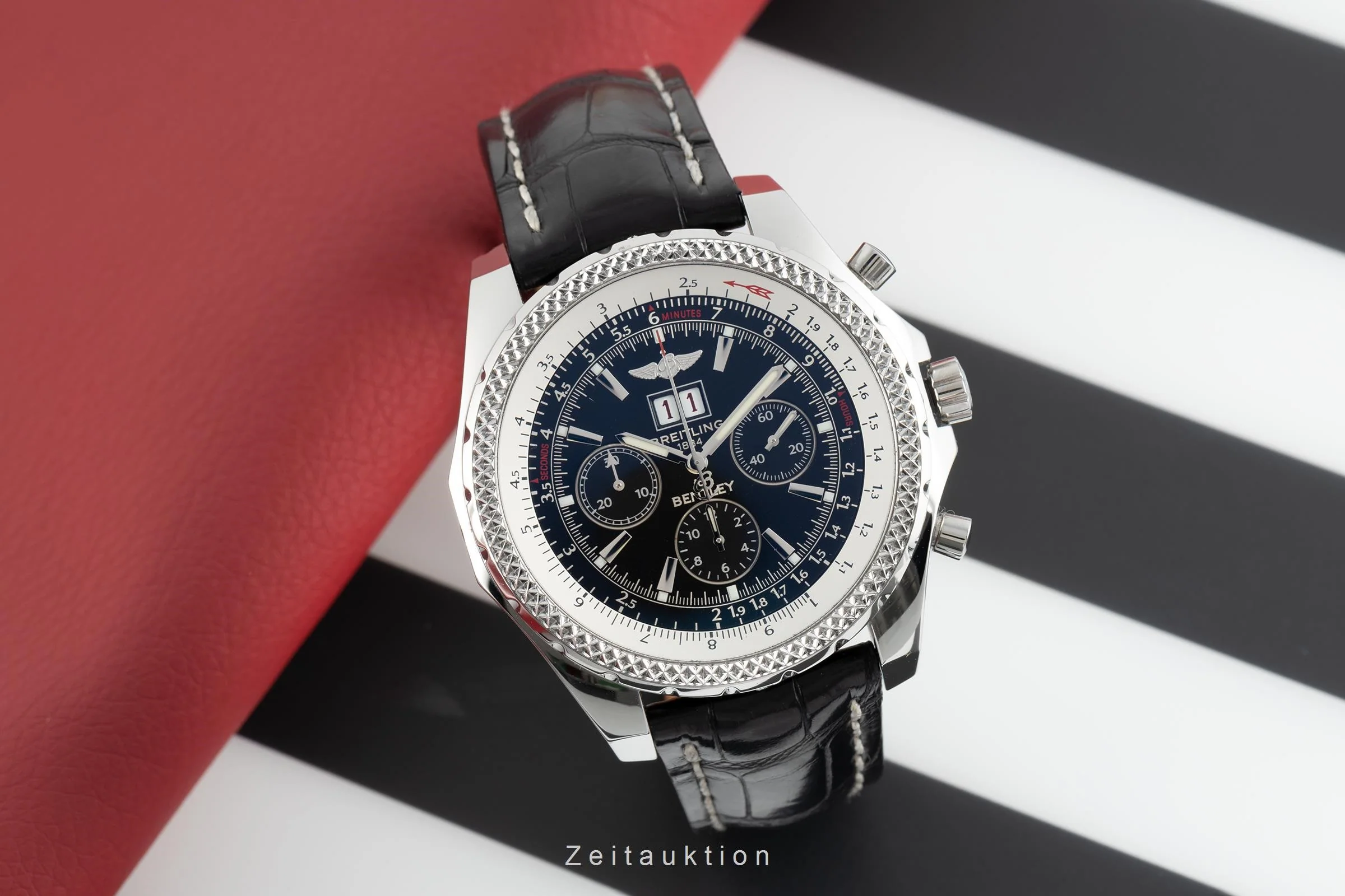 Breitling Bentley 6.75 chronograph steel automatic men's watch A44362  [2108049] - Image 3