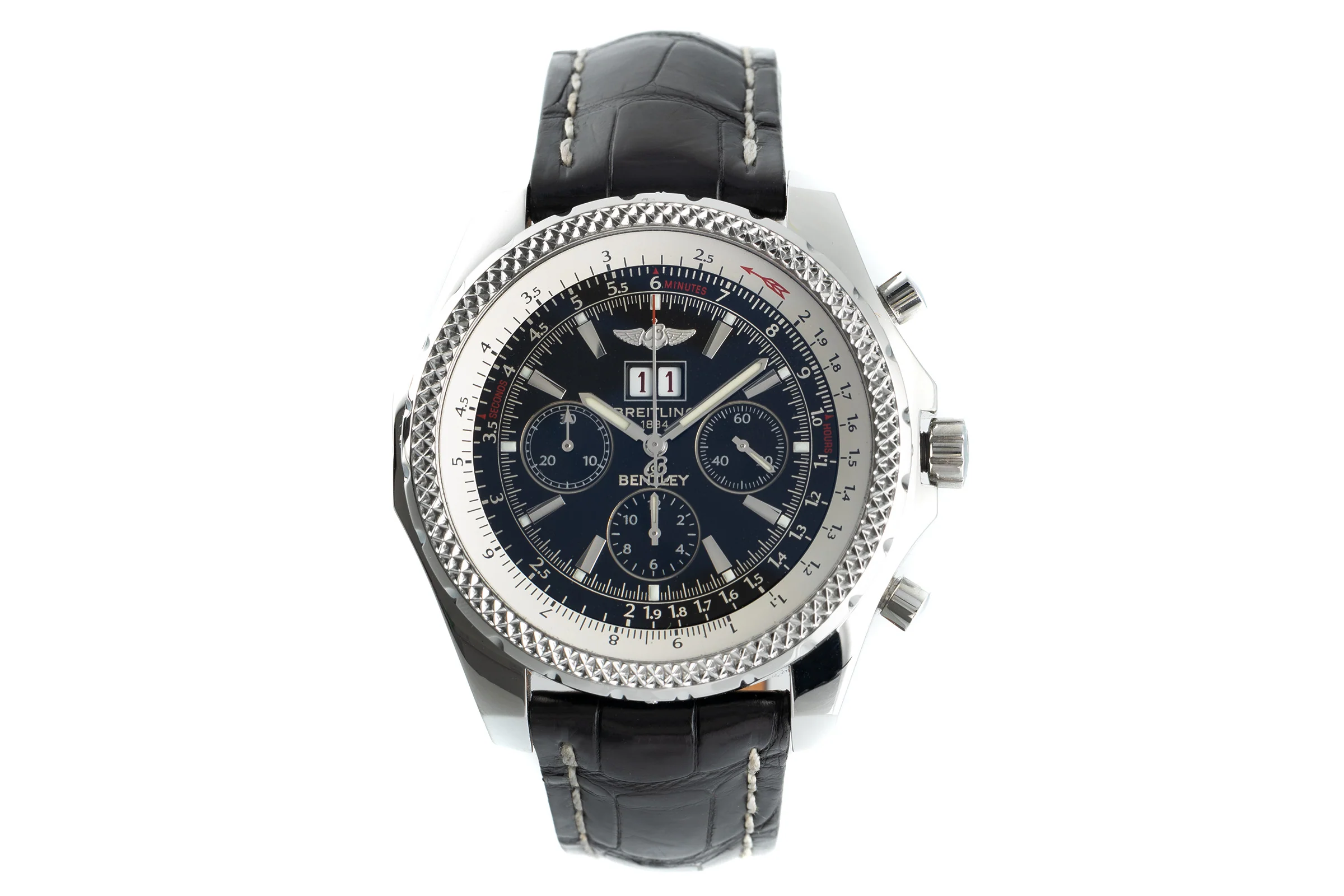 Breitling Bentley 6.75 chronograph steel automatic men's watch A44362  [2108049] - Image 4