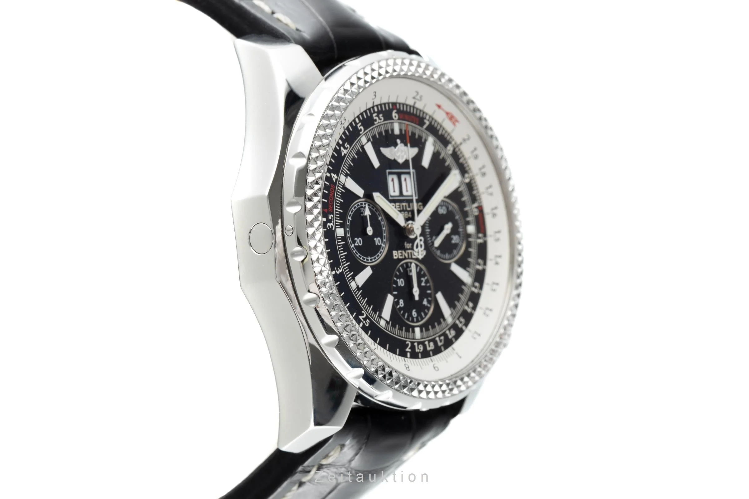 Breitling Bentley 6.75 chronograph steel automatic men's watch A44362  [2108049] - Image 7