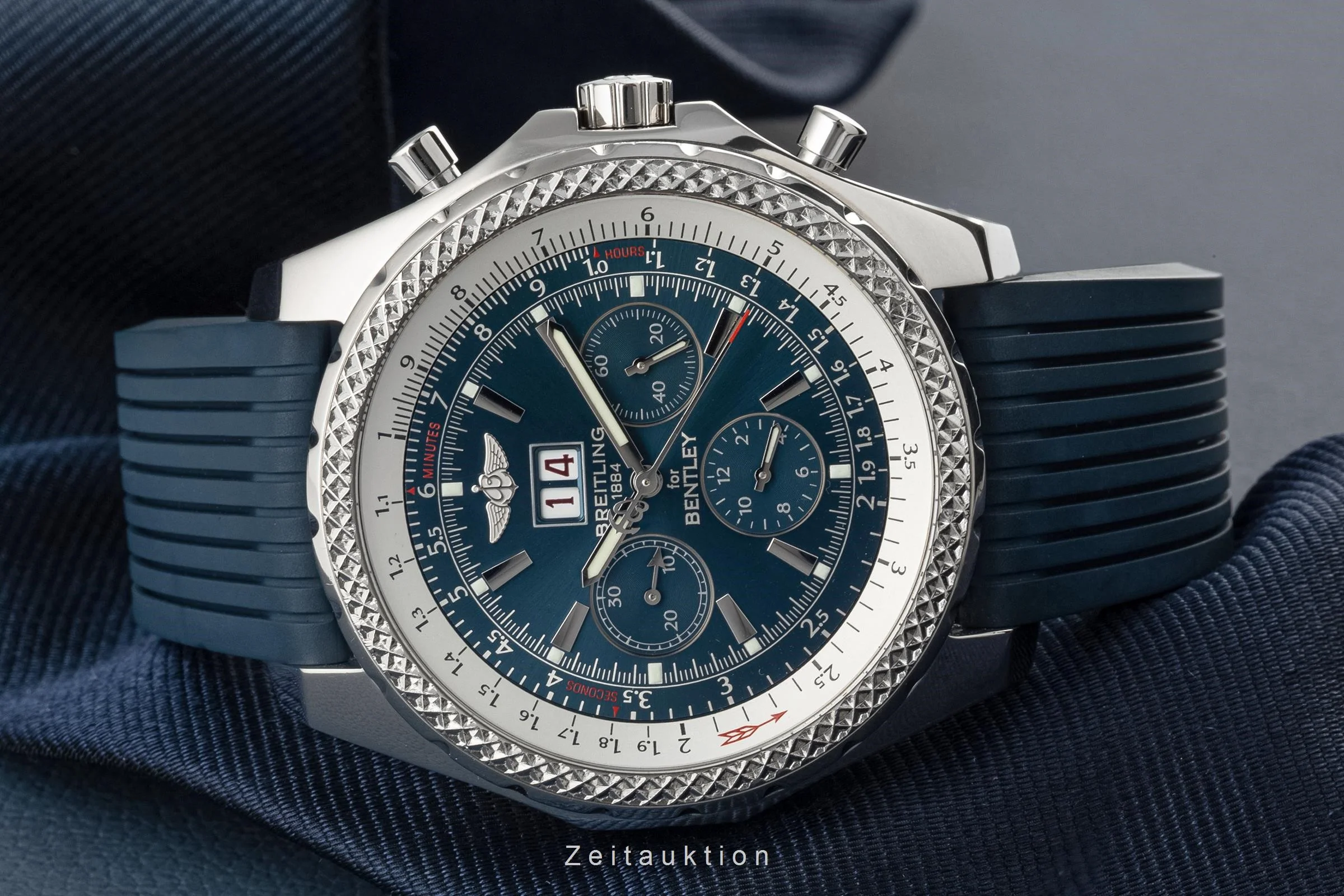 Breitling Bentley 6.75 chronograph steel automatic men's watch A44362  [2305092] - Image 2