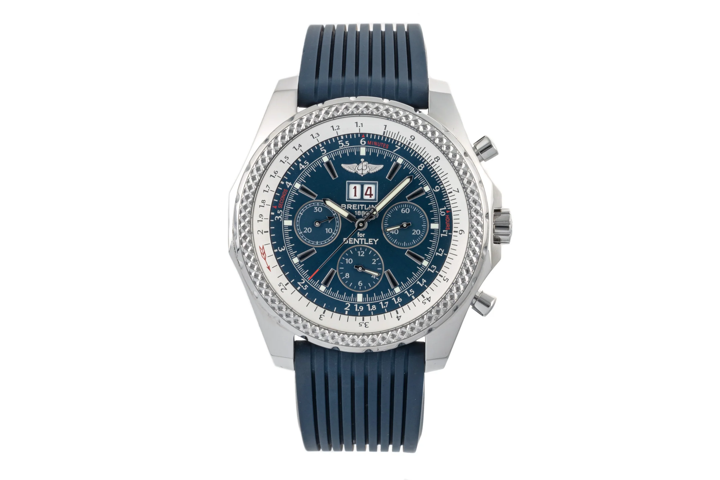 Breitling Bentley 6.75 chronograph steel automatic men's watch A44362  [2305092] - Image 4