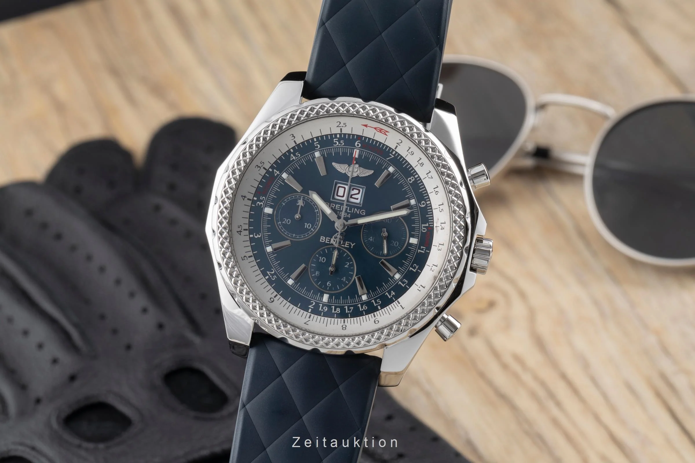 Breitling Bentley 6.75 chronograph steel automatic men's watch A44362  [2504207] - Image 2