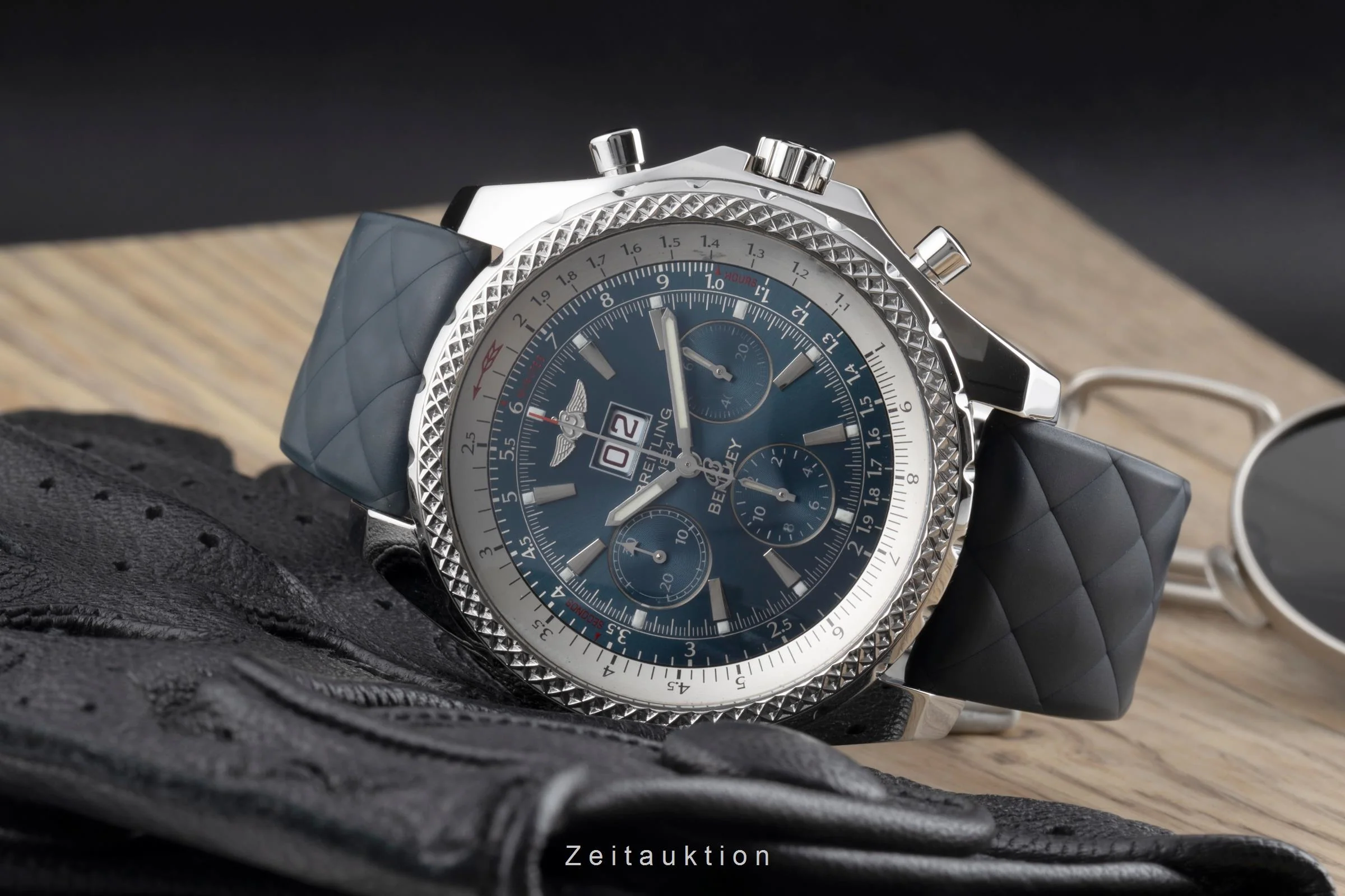 Breitling Bentley 6.75 chronograph steel automatic men's watch A44362  [2504207] - Image 3