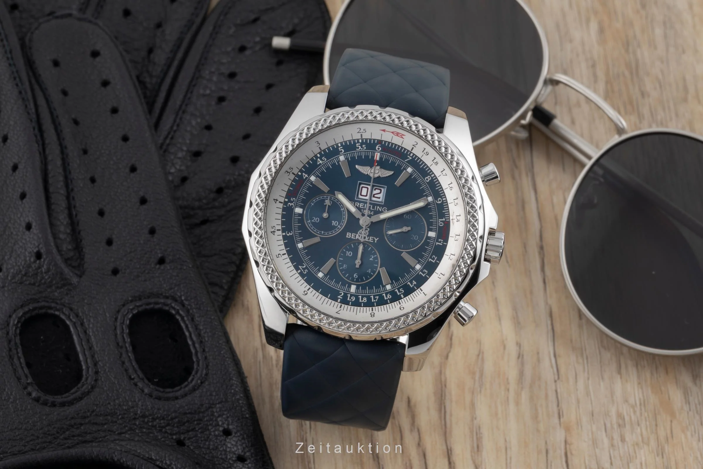 Breitling Bentley 6.75 chronograph steel automatic men's watch A44362  [2504207] - Image 4
