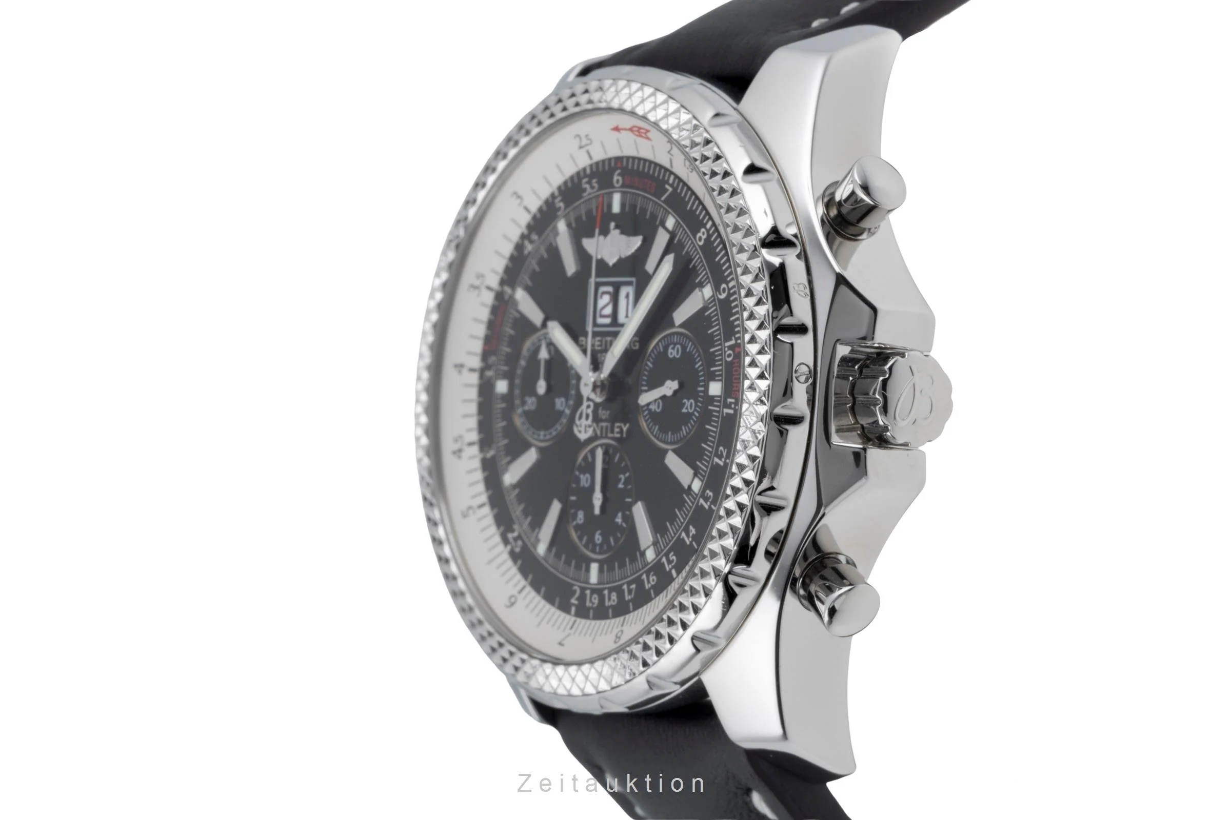 Breitling Bentley 6.75 chronograph steel automatic men's watch A44362  [2505544] - Image 7