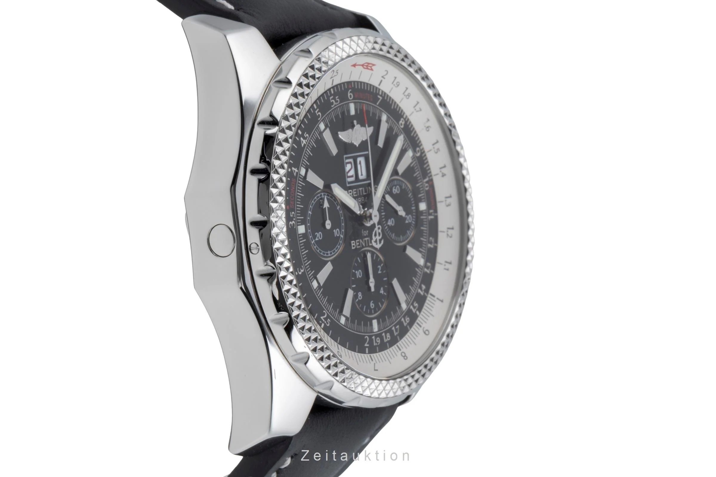 Breitling Bentley 6.75 chronograph steel automatic men's watch A44362  [2505544] - Image 8