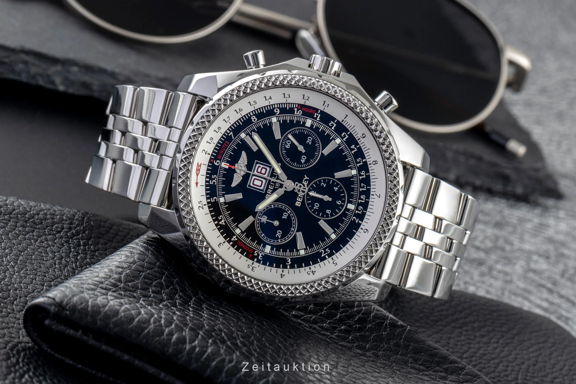 Breitling Bentley 6.75 chronograph steel automatic men's watch A44362B728  [2502594] - Image 3