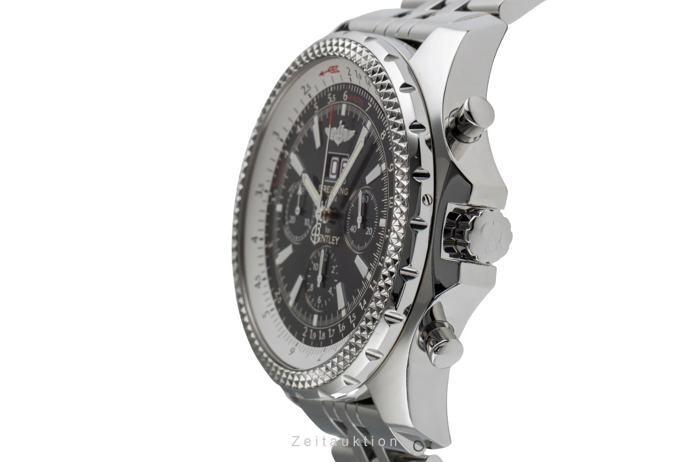 Breitling Bentley 6.75 chronograph steel automatic men's watch A44362B728  [2502594] - Image 7