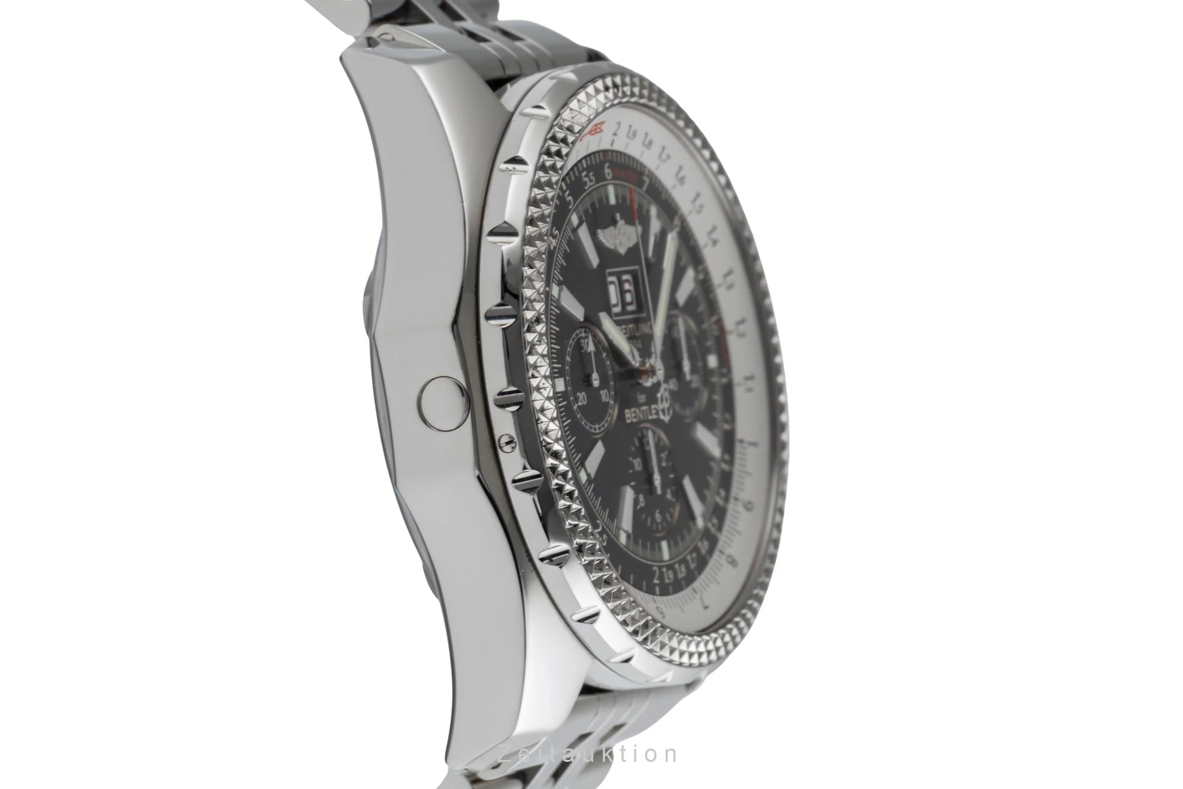 Breitling Bentley 6.75 chronograph steel automatic men's watch A44362B728  [2502594] - Image 8