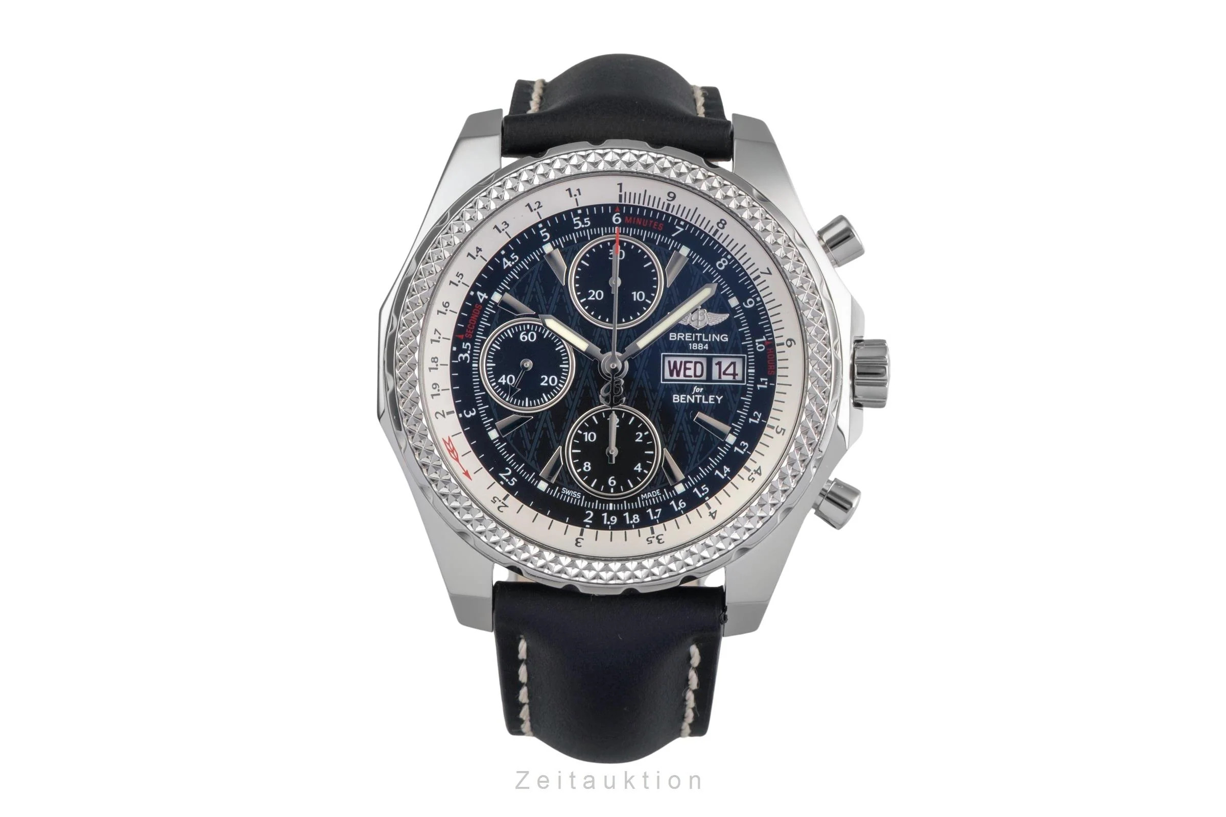 Breitling Bentley chronograph steel automatic men's watch A13362  [2503127] - Image 5