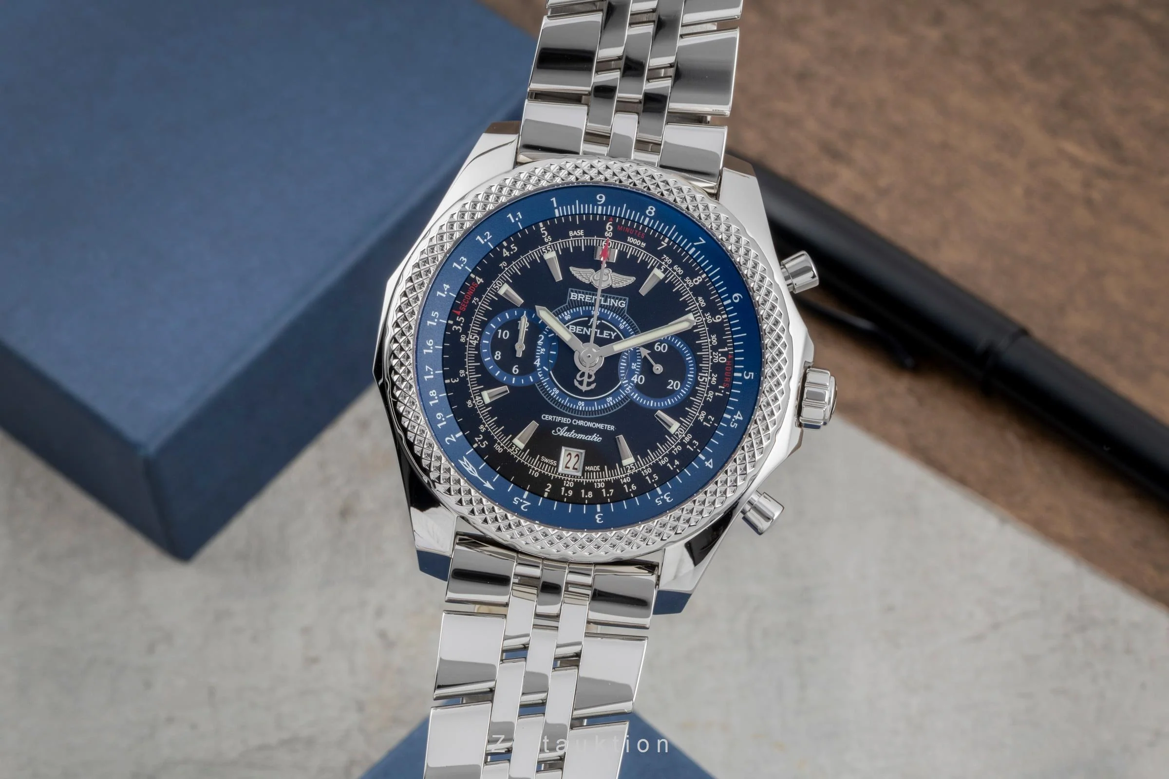 Breitling Bentley chronograph steel automatic men's watch A26364 Limited  [2505985] - Image 2